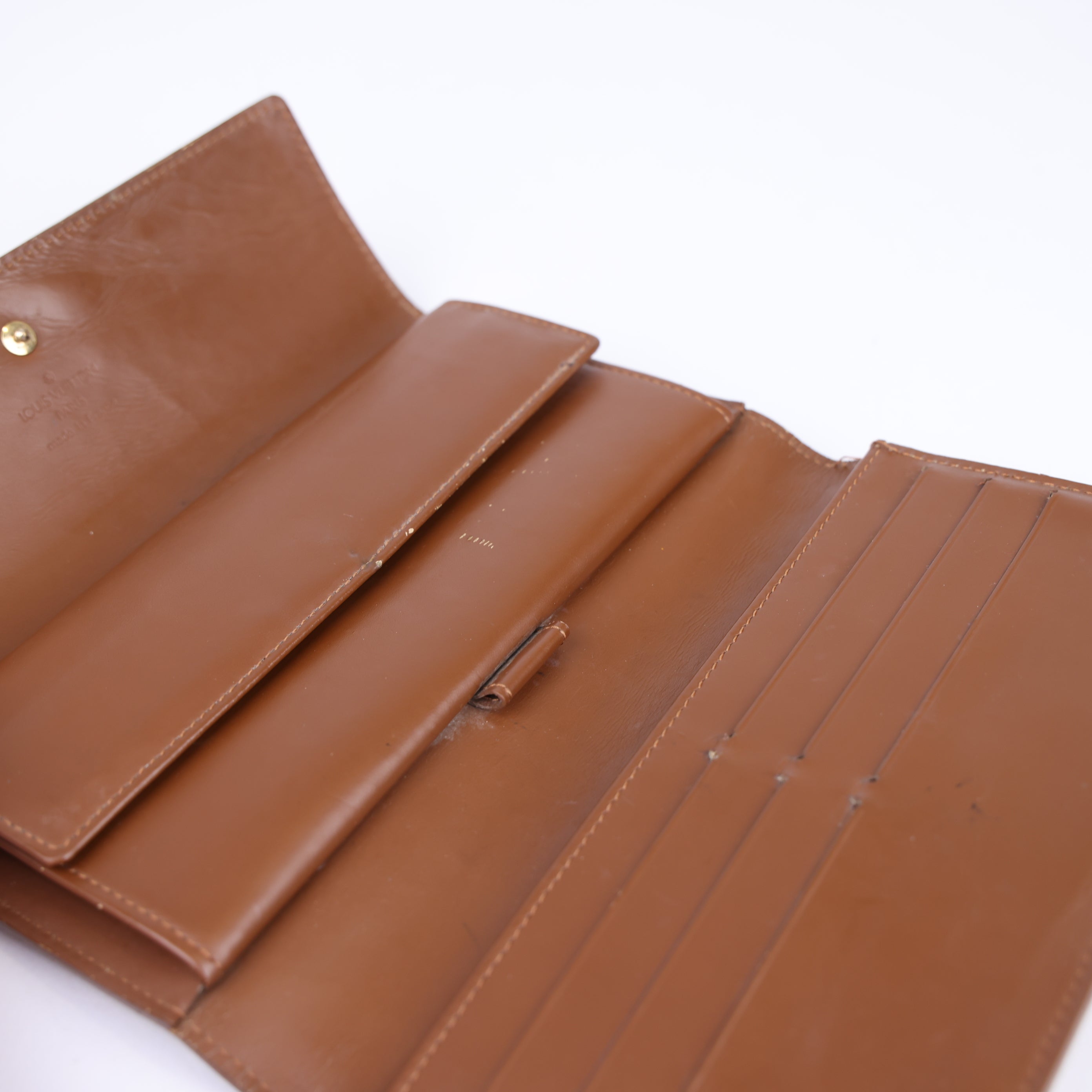 J0772 Louis Vuitton Monogram Vernis Wallet - Pre Owned