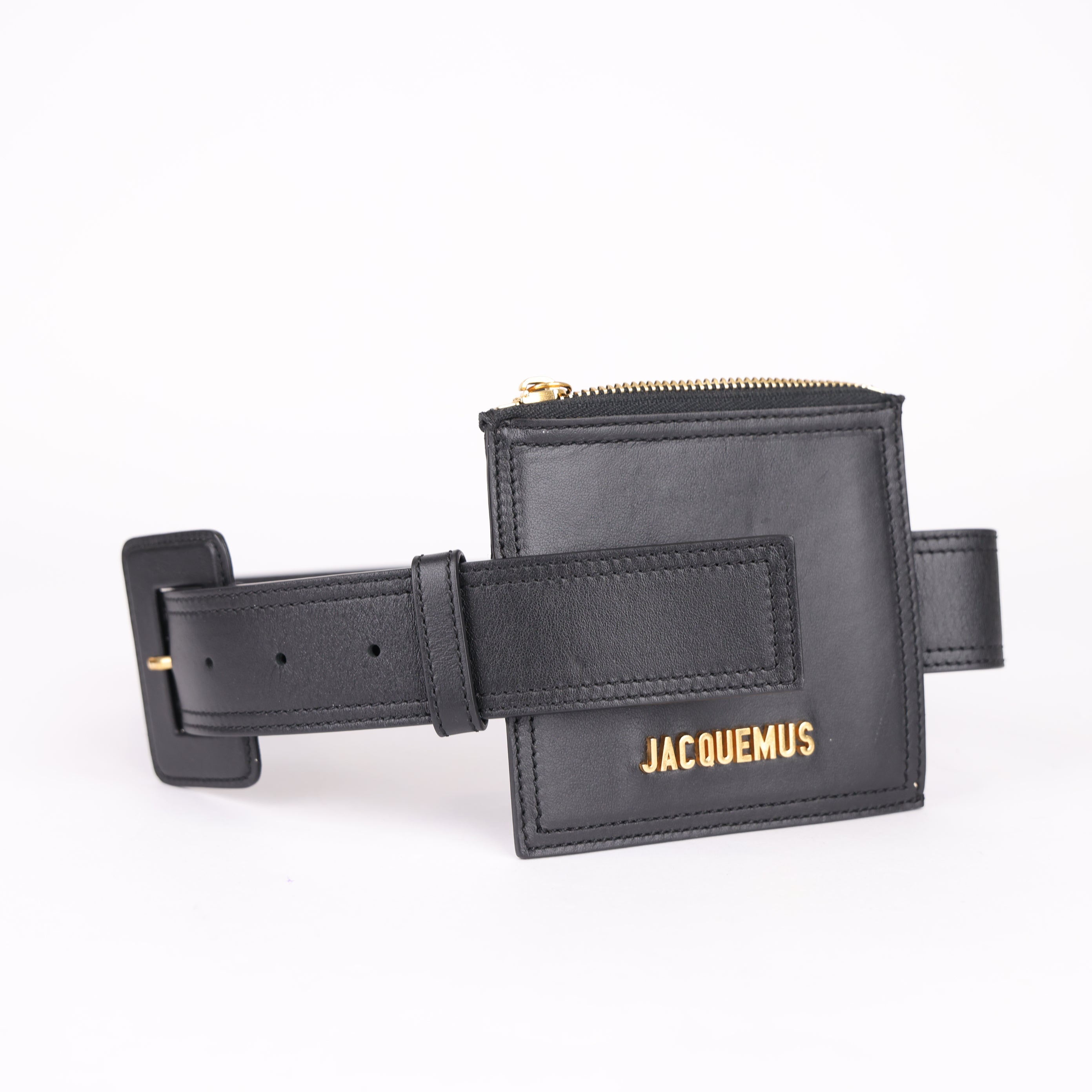 Jacquemus La Ceinture Carre Belt Black - Pre Owned