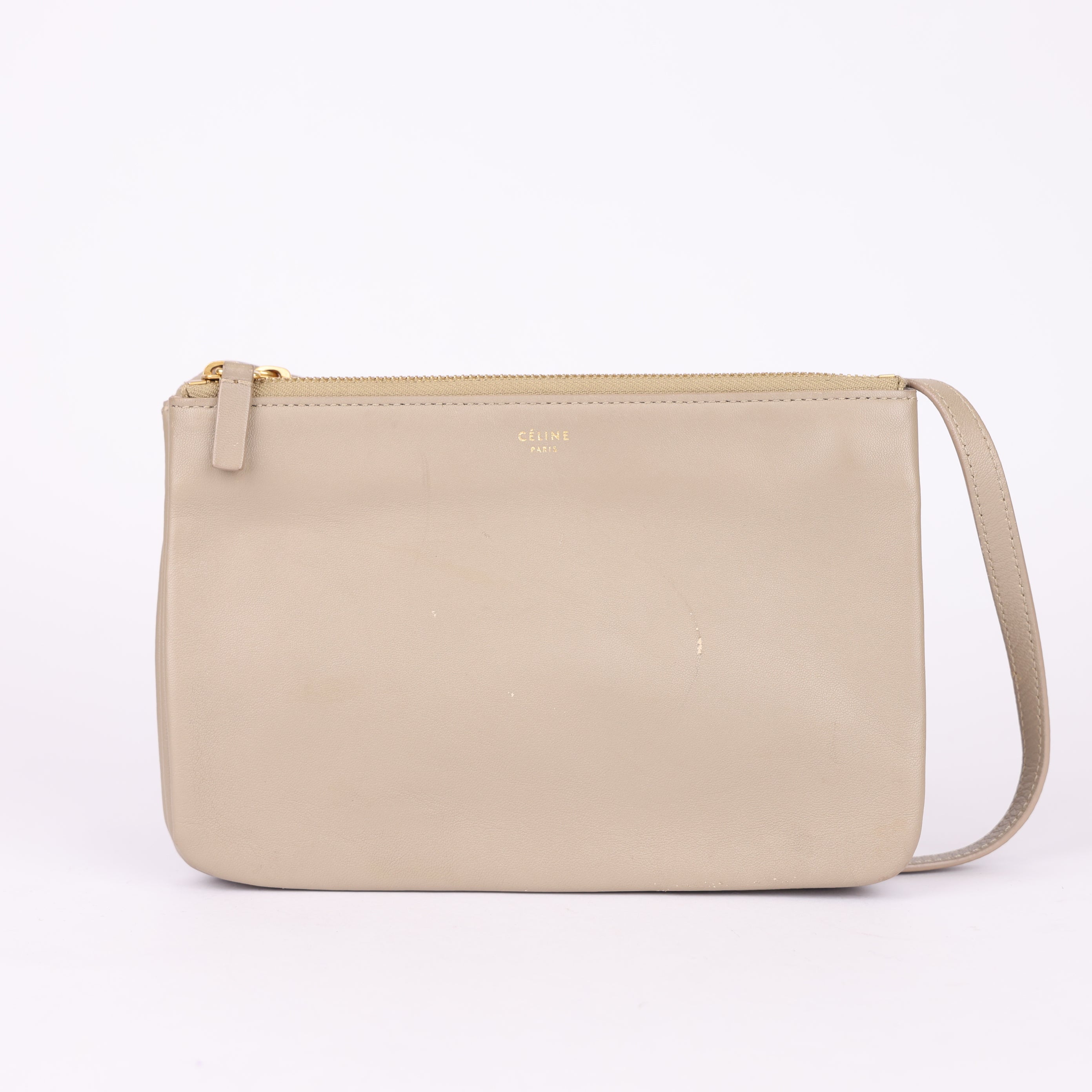 Celine trio bag beige- Pre Owned