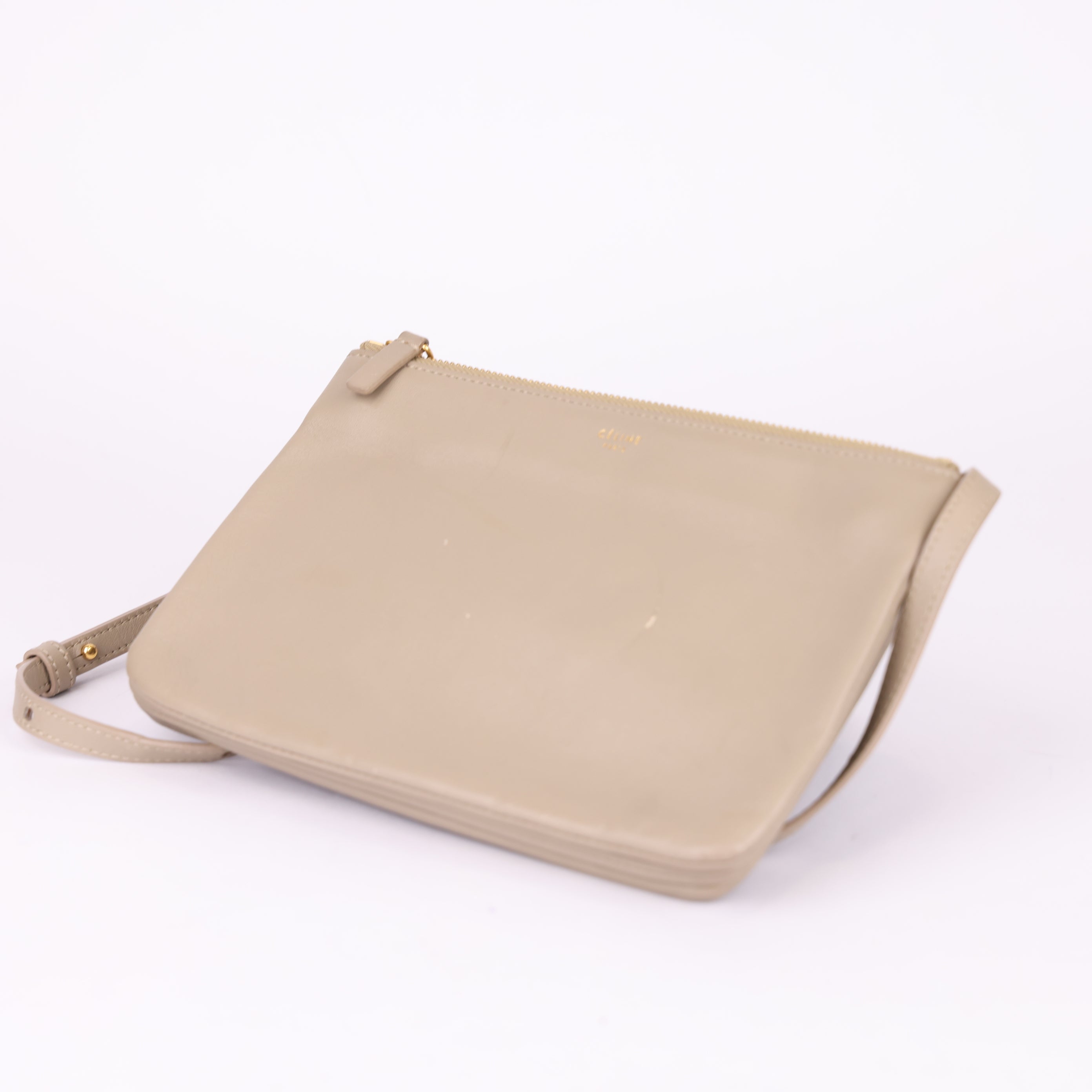 Celine trio bag beige- Pre Owned