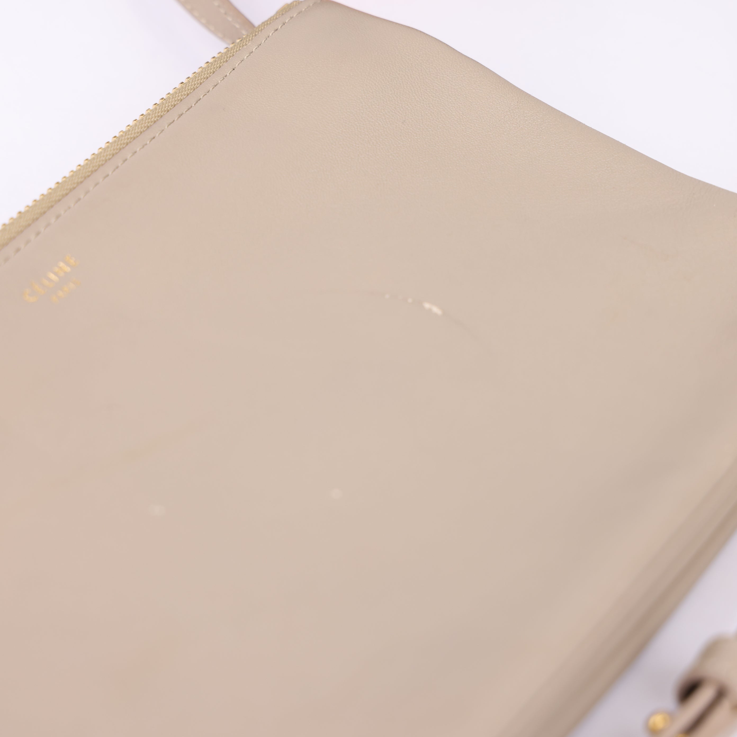 Celine trio bag beige- Pre Owned