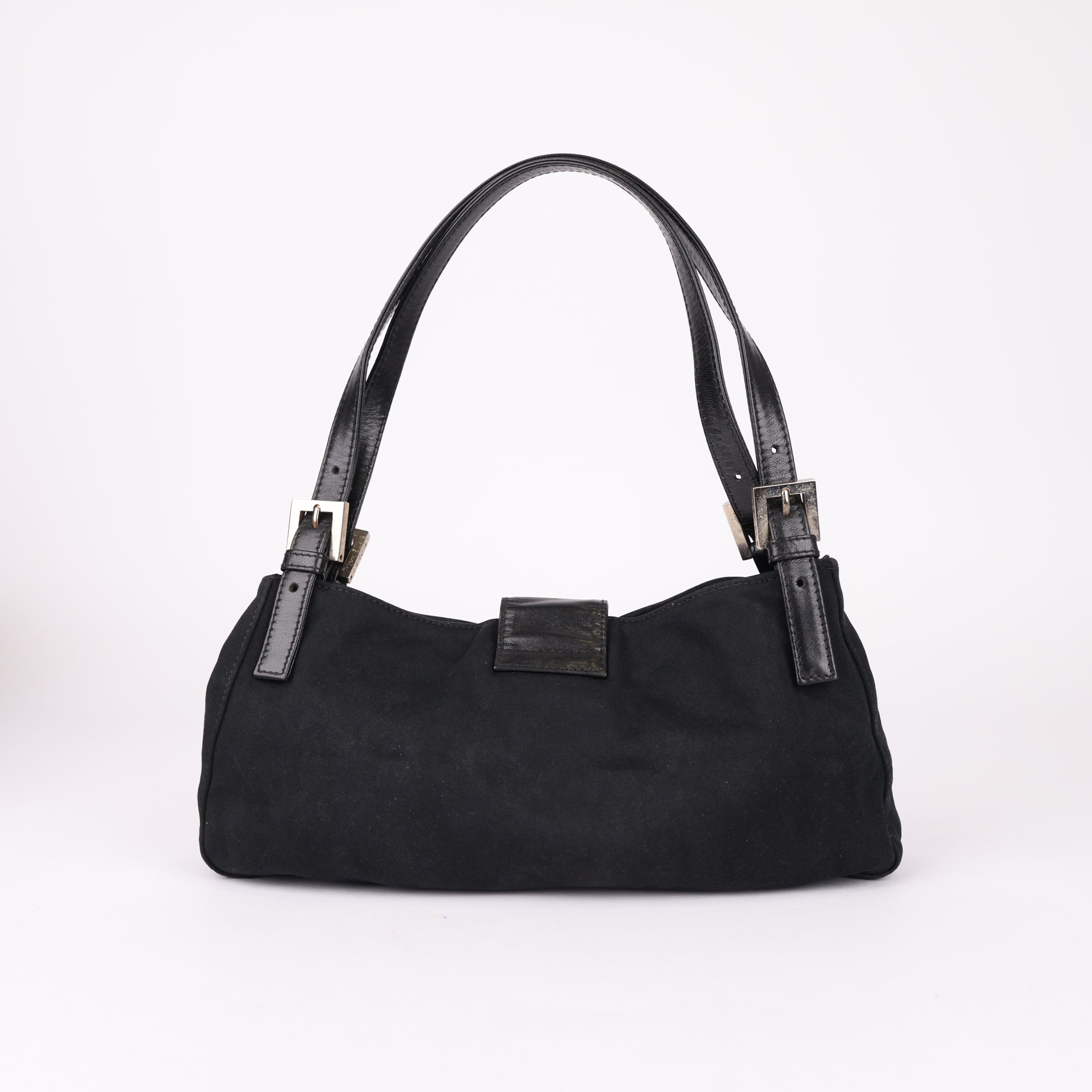 FENDI Mamma Baguette black Shoulder Bag - Pre Owned