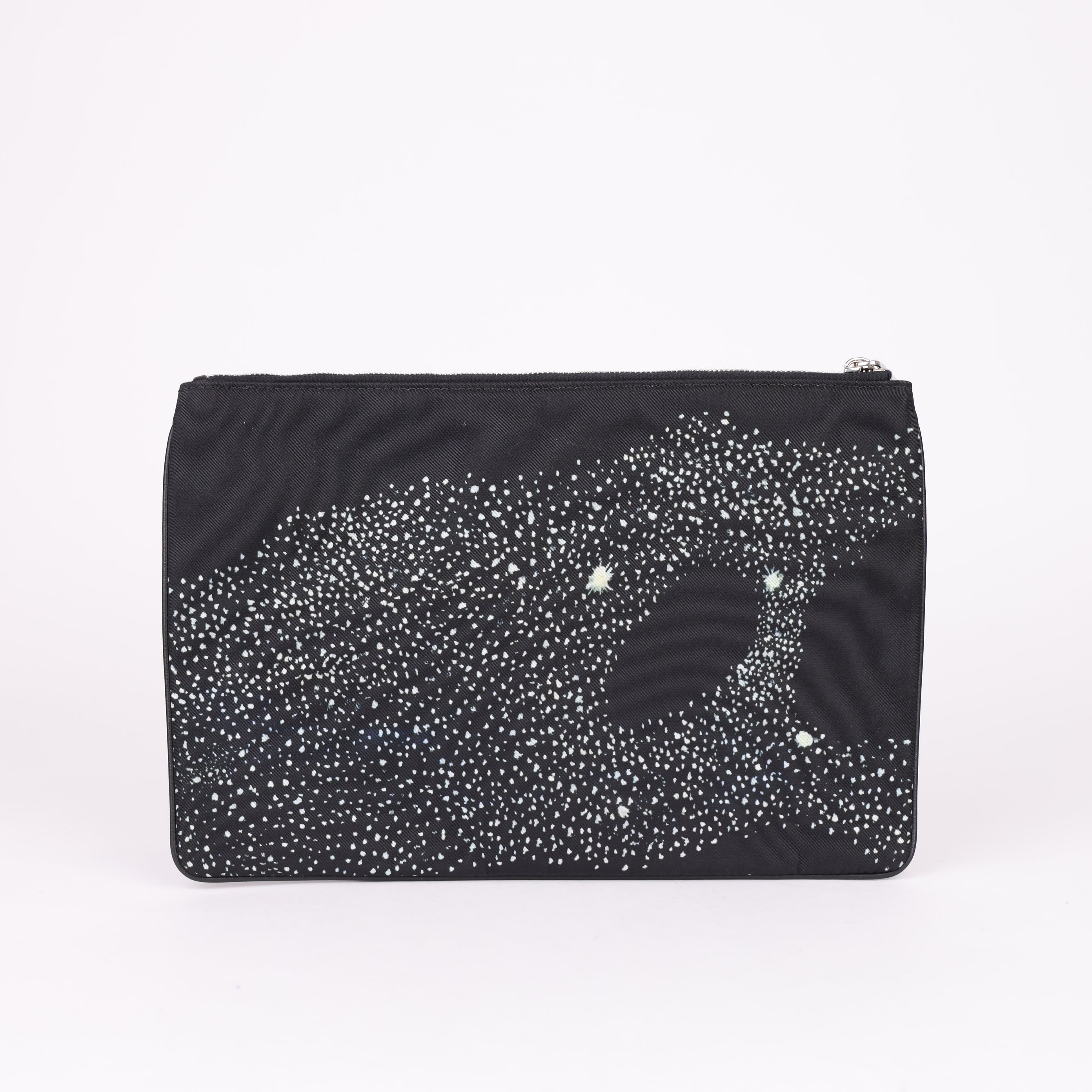 J0794 Dior Galaxy Print Clutch Bag - Pre Owned
