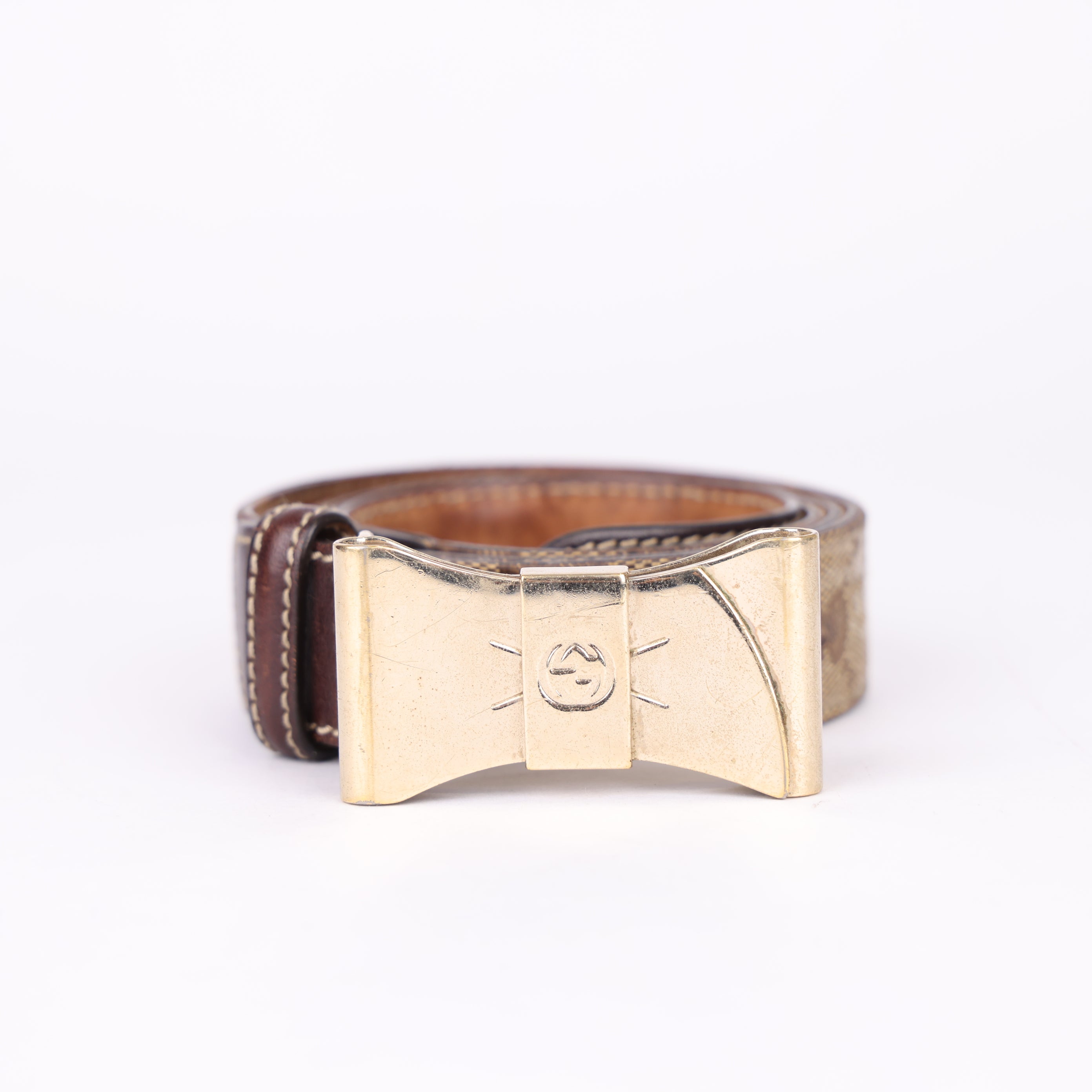 GUCCI BOW GG BELT size 90cm- Pre Owned