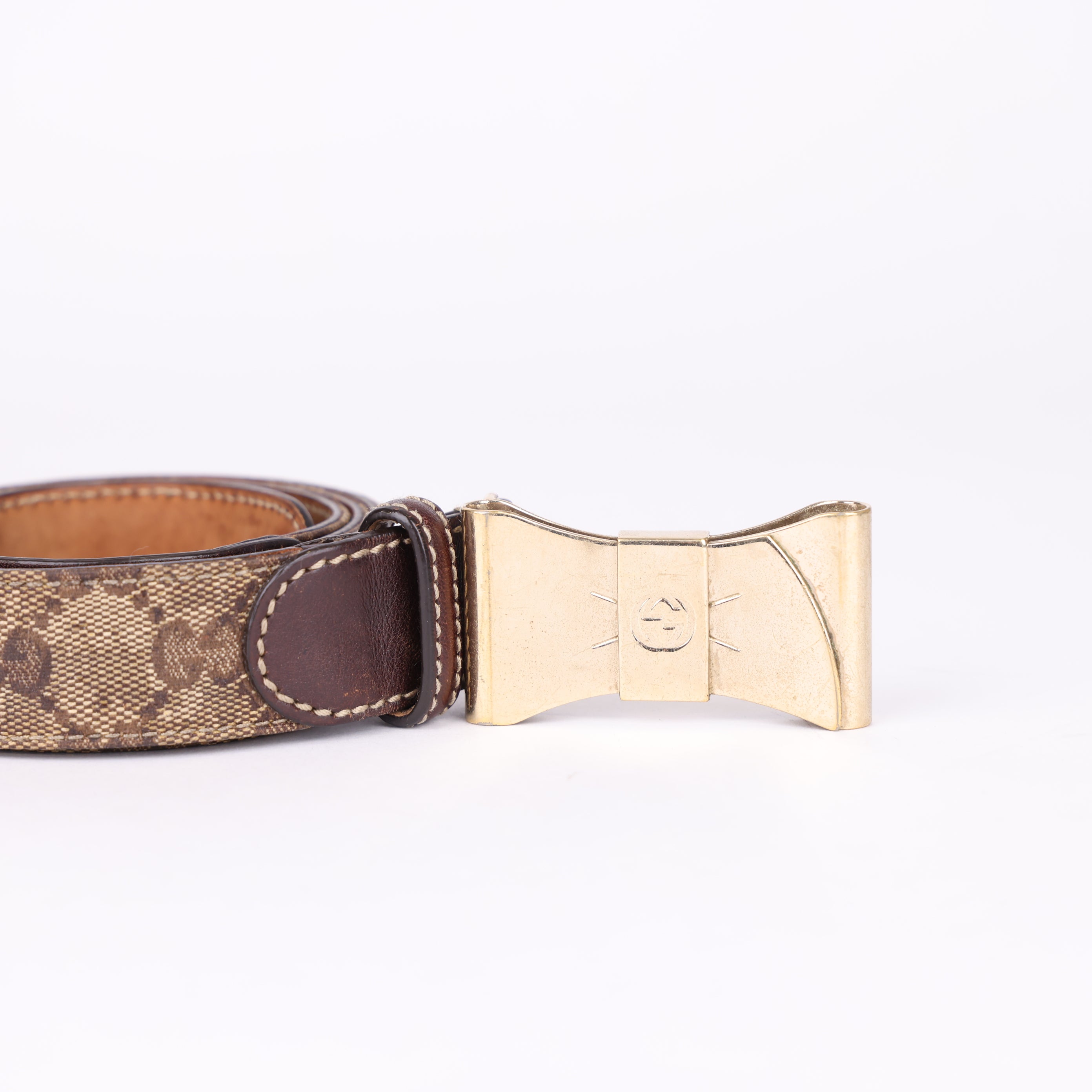 GUCCI BOW GG BELT size 90cm- Pre Owned