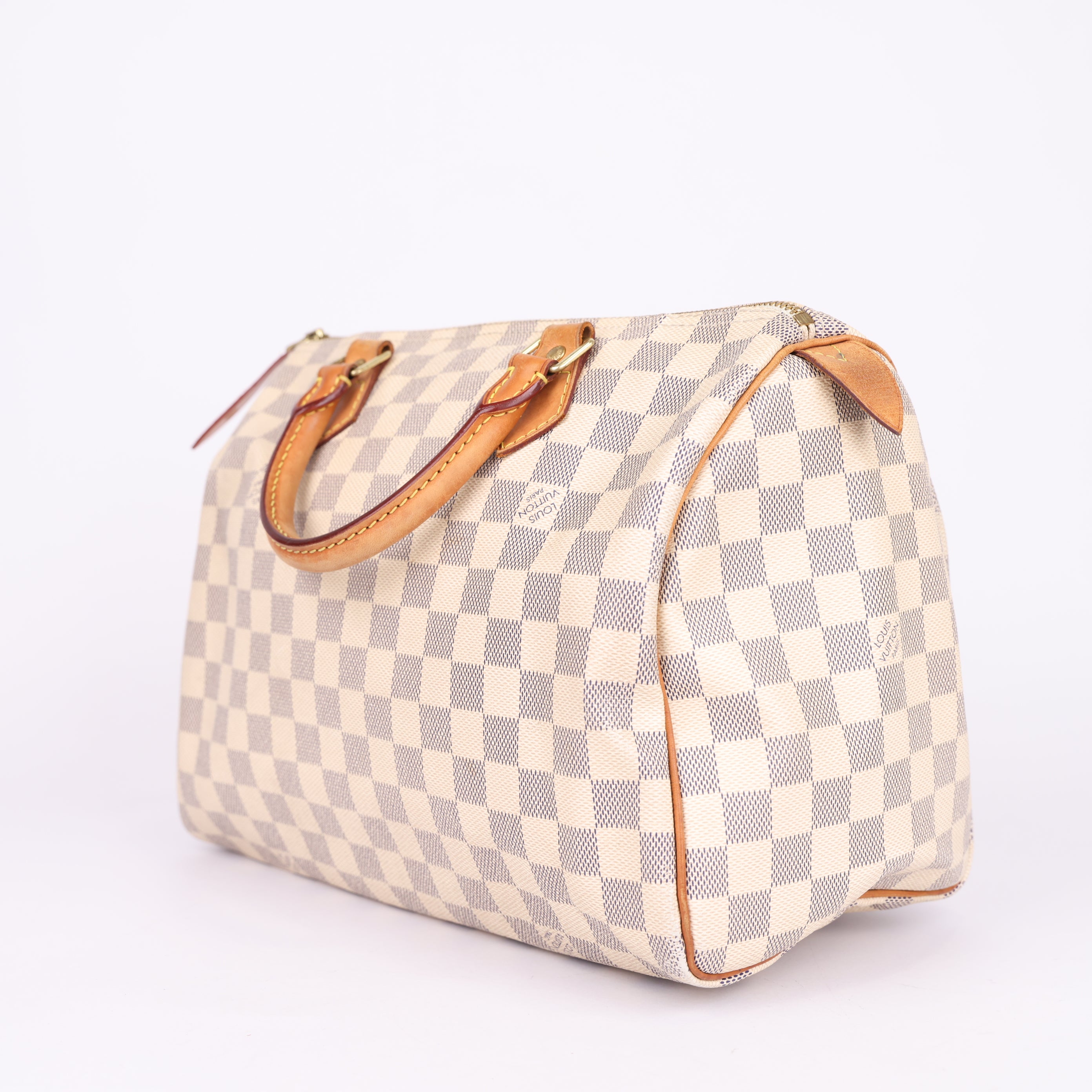 Louis Vuitton Speedy Handbag Damier 30 White- Pre Owned