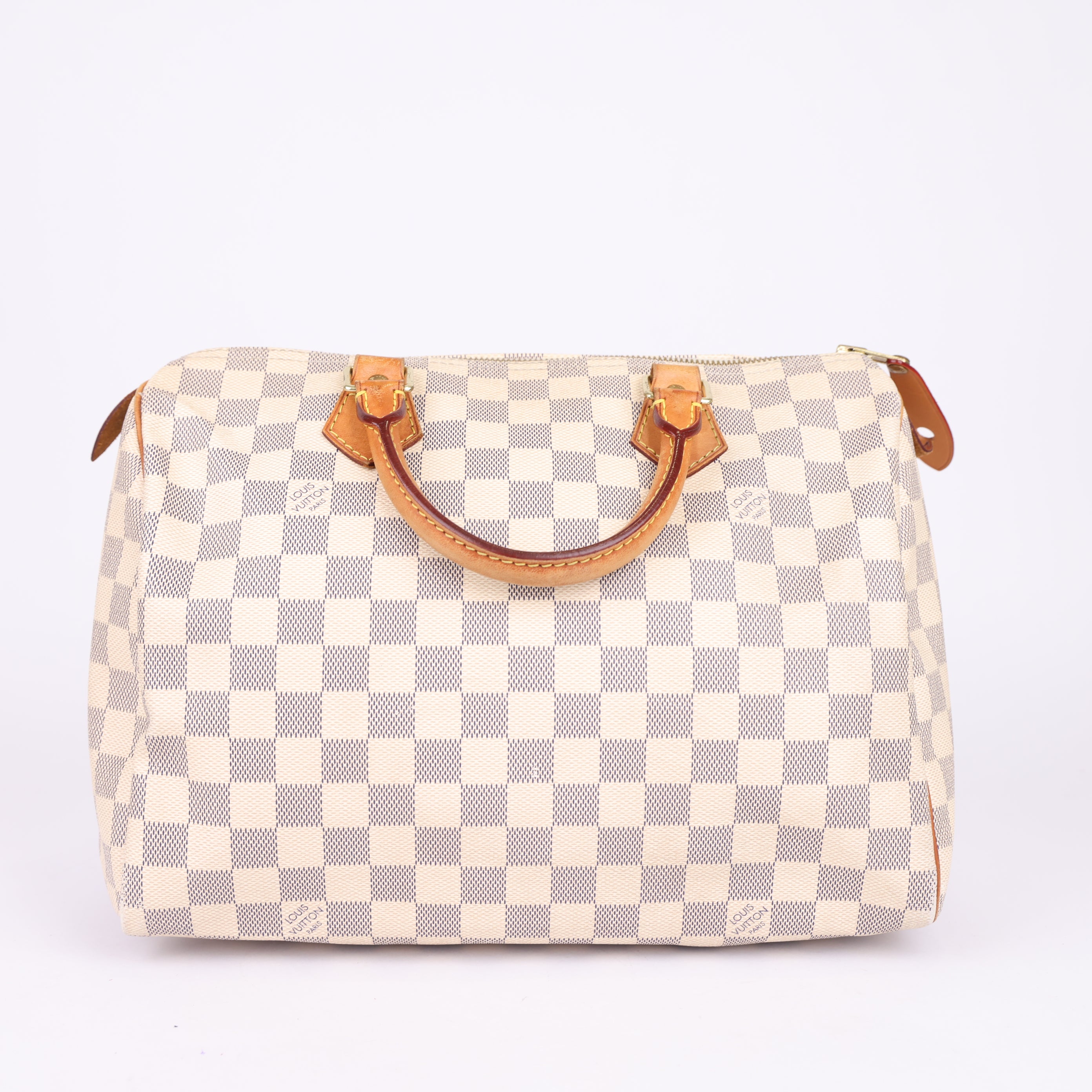 Louis Vuitton Speedy Handbag Damier 30 White- Pre Owned