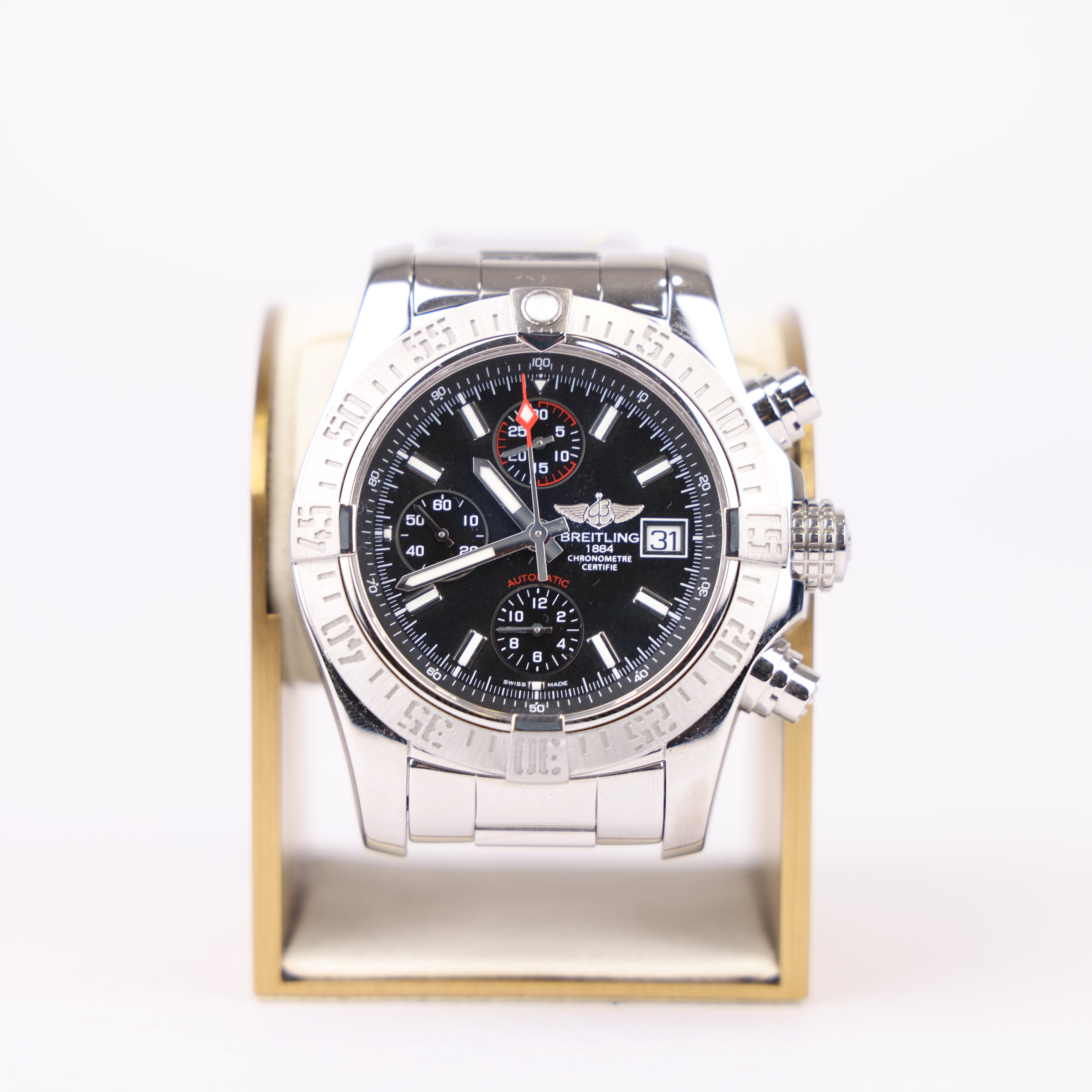 Breitling Avenger 44mm steel folding clasp- Pre Owned