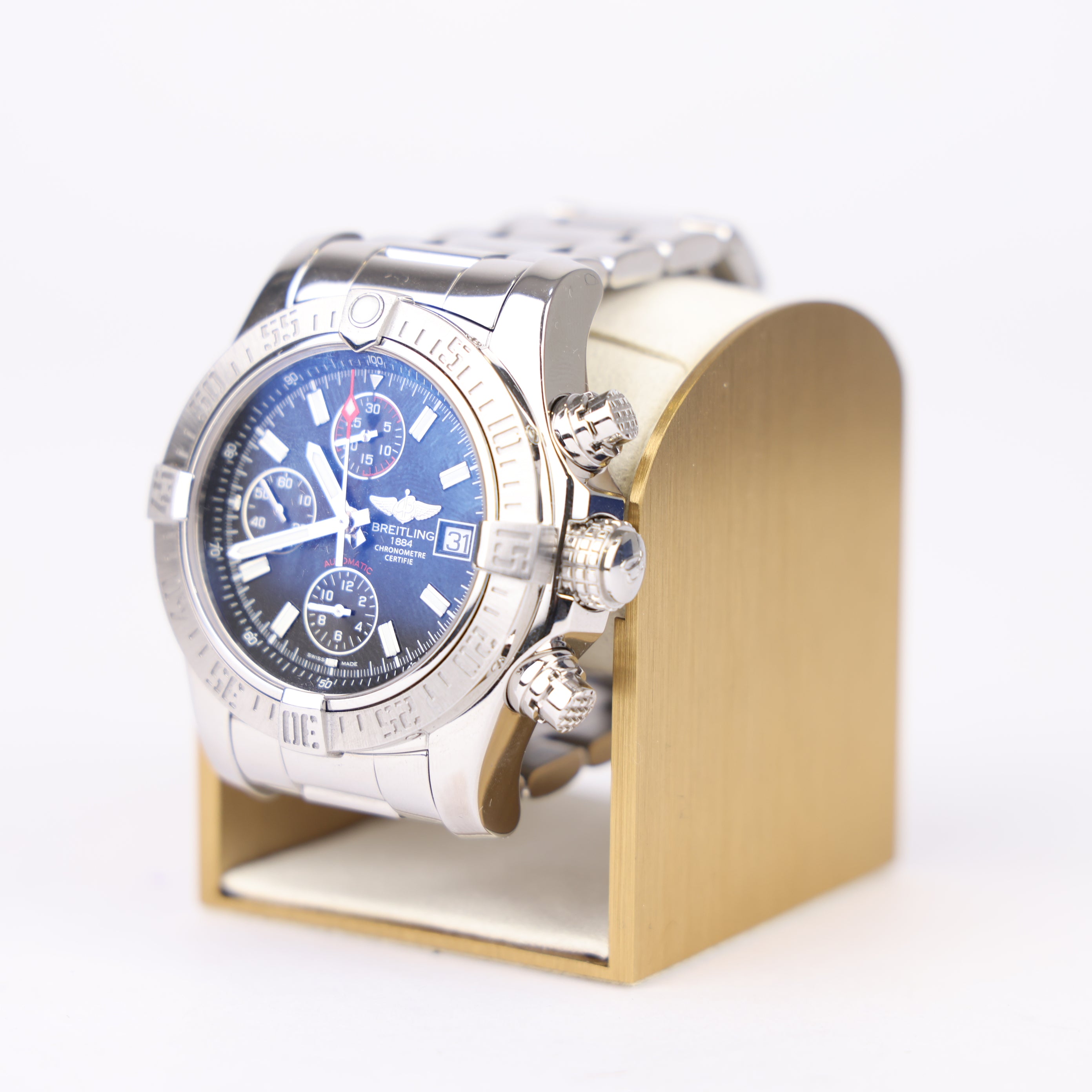 Breitling Avenger 44mm steel folding clasp- Pre Owned