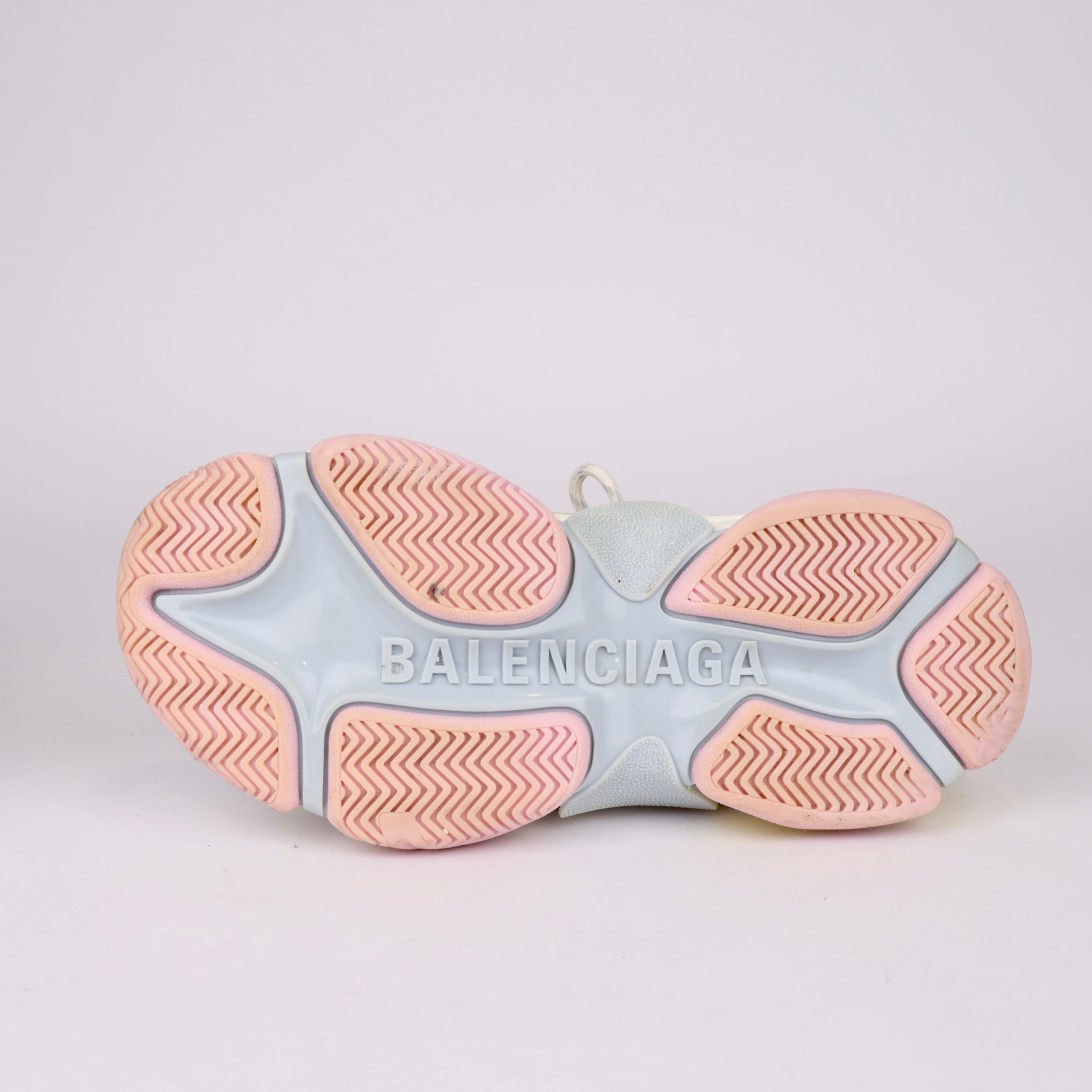 BALENCIAGA TRIPLE S TRAINERS WNNS YEL/PNK/BL size EU38/ UK5- Pre Owned