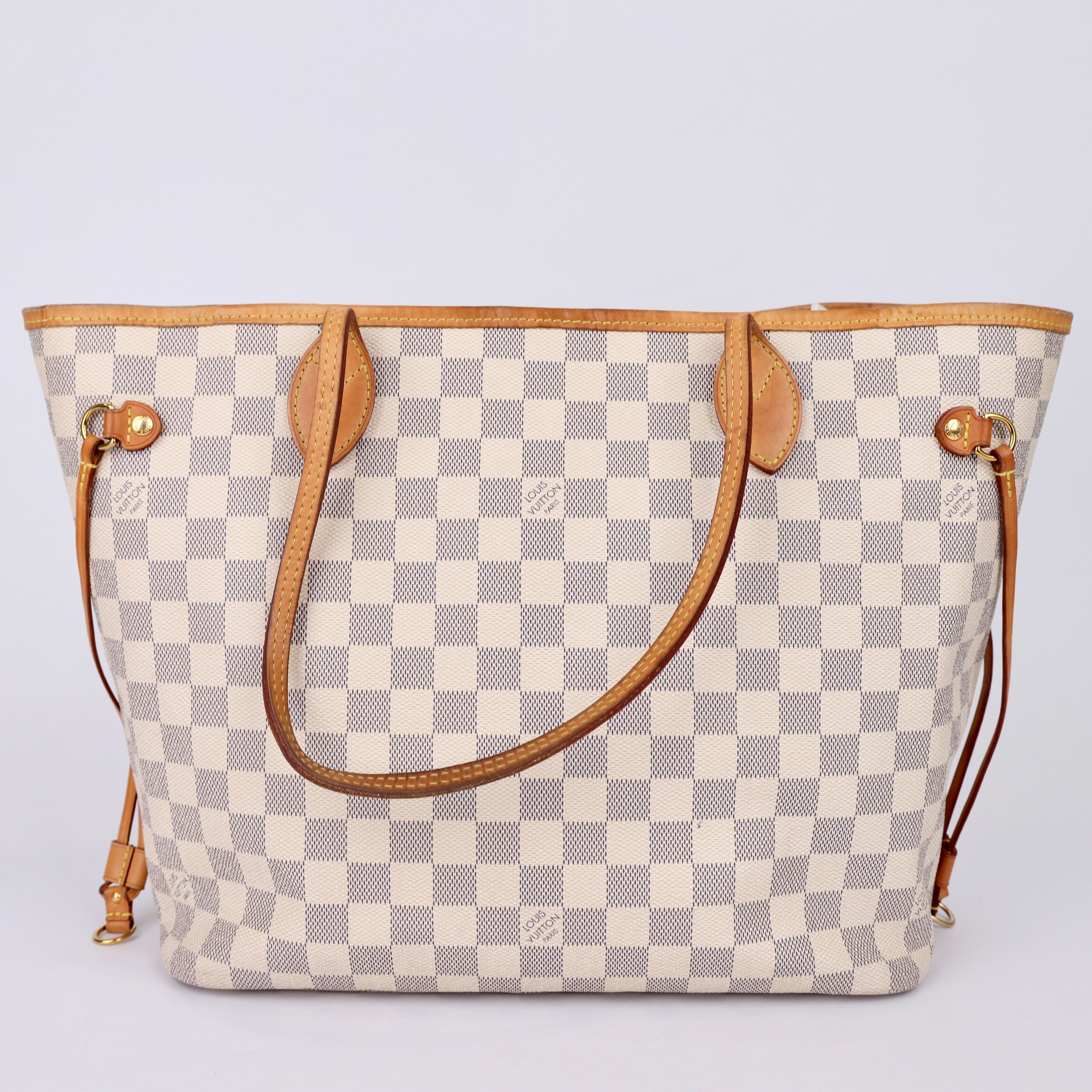 J0958 Louis Vuitton Damier Azur Neverfull MM- Pre Owned