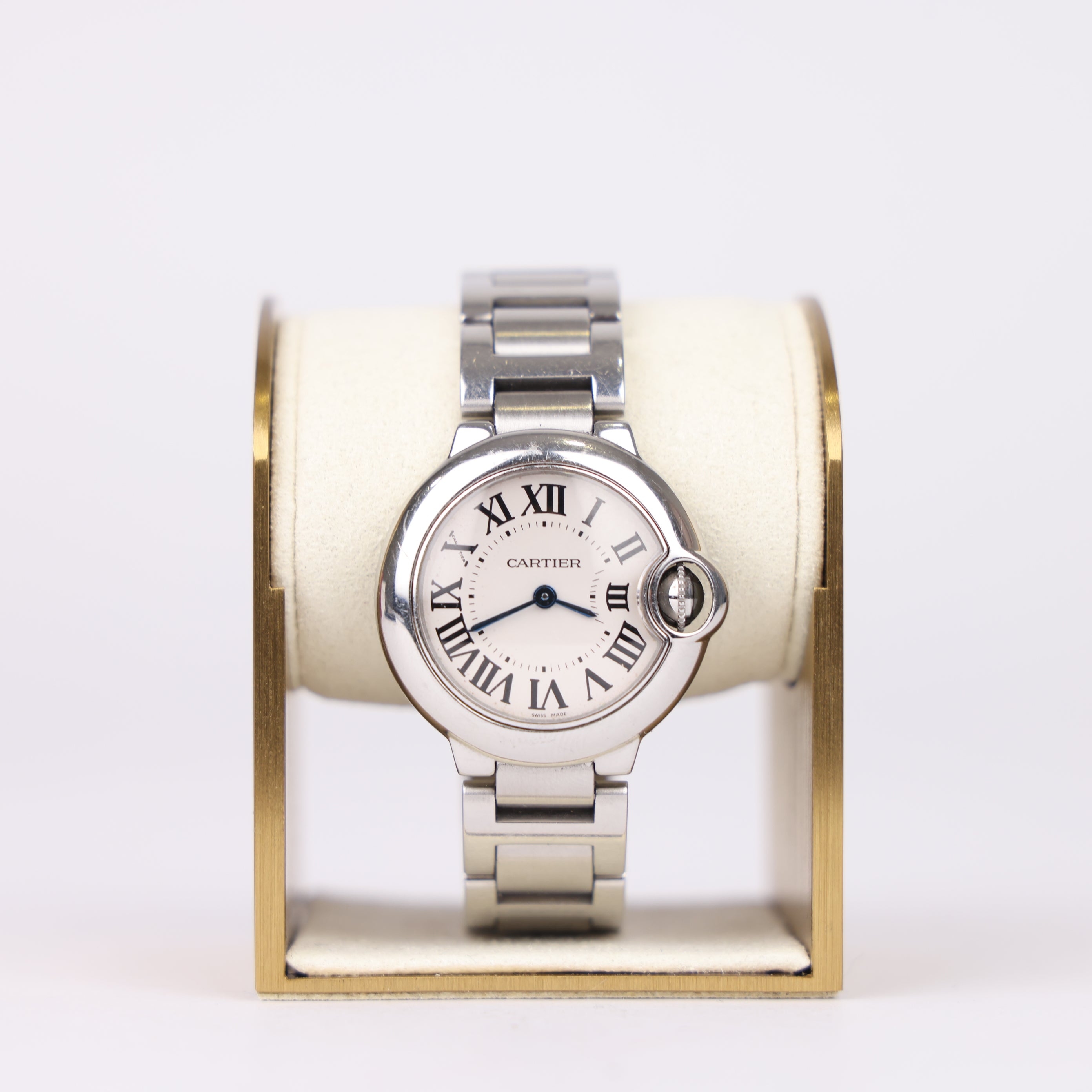 J0972 Cartier Ballon Bleu Watch Stainless Steel- Pre Owned