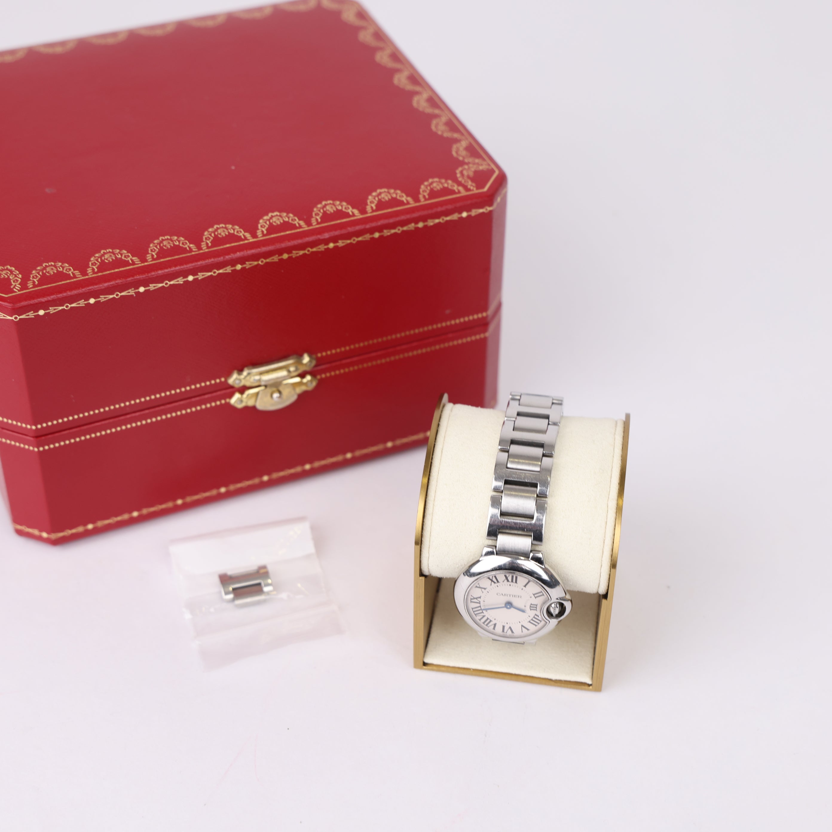 J0972 Cartier Ballon Bleu Watch Stainless Steel- Pre Owned