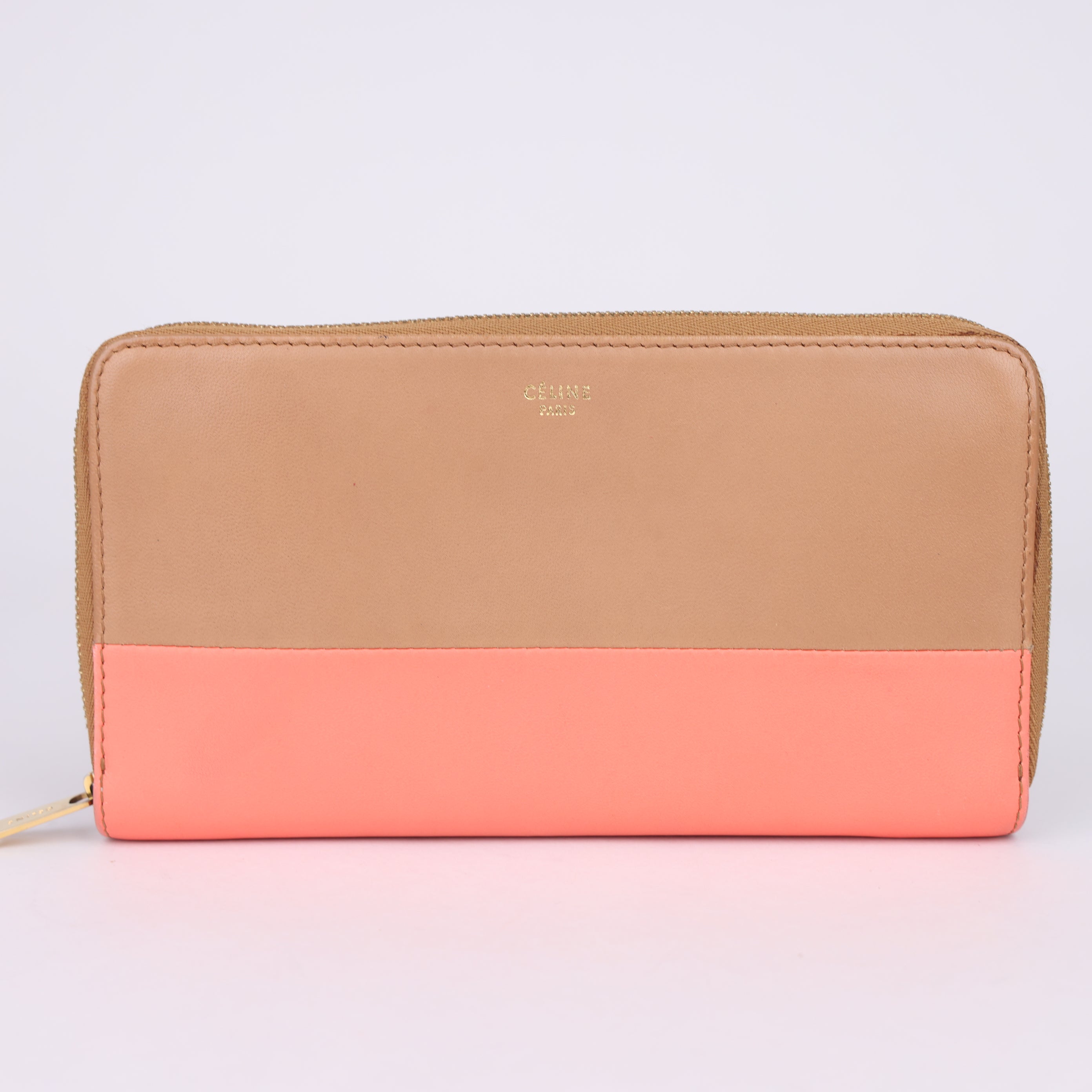 J2003 Celine Leather Continental Wallet - Pre Owned