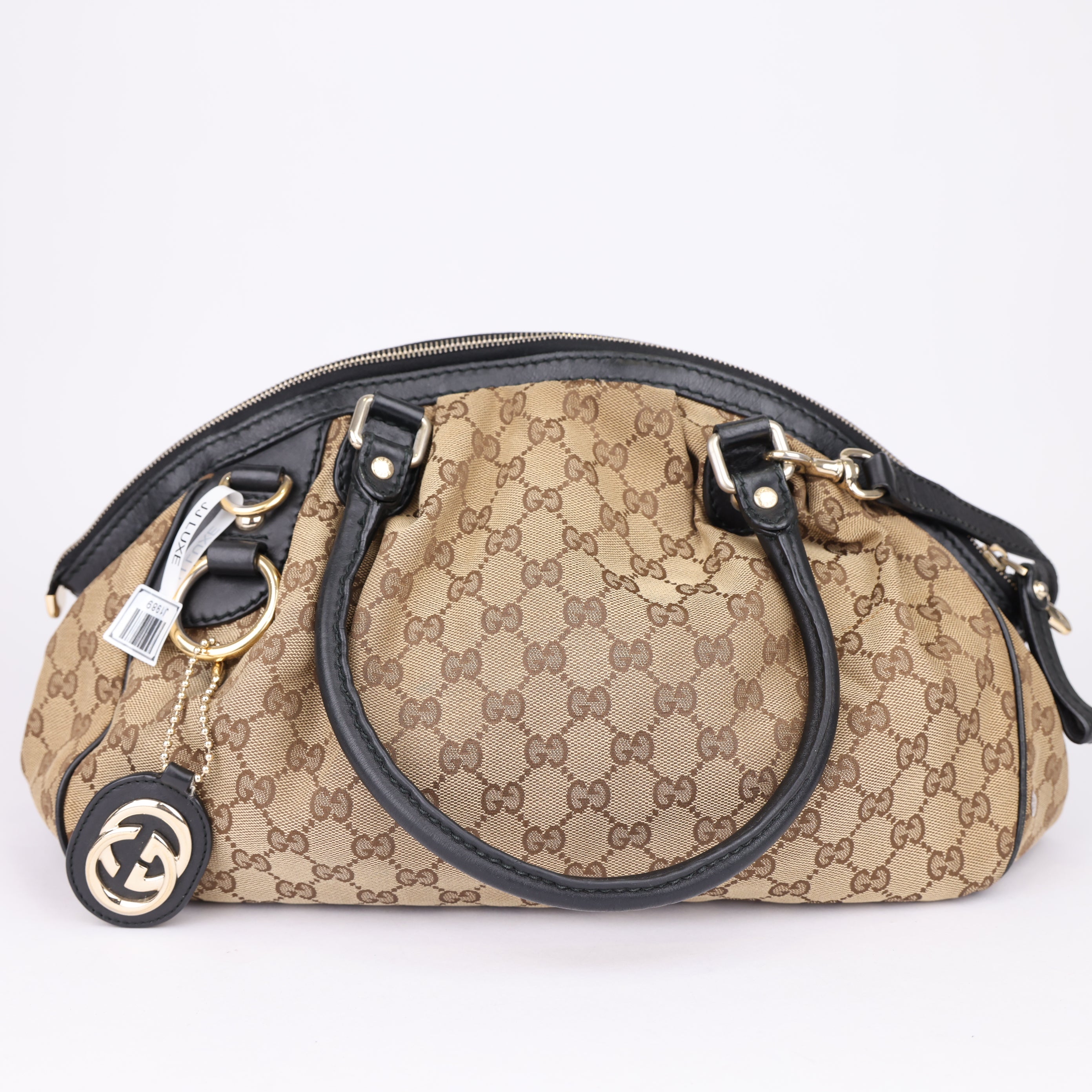 J1989 Gucci GG Sukey Tote Shoulder Bag- Pre Owned