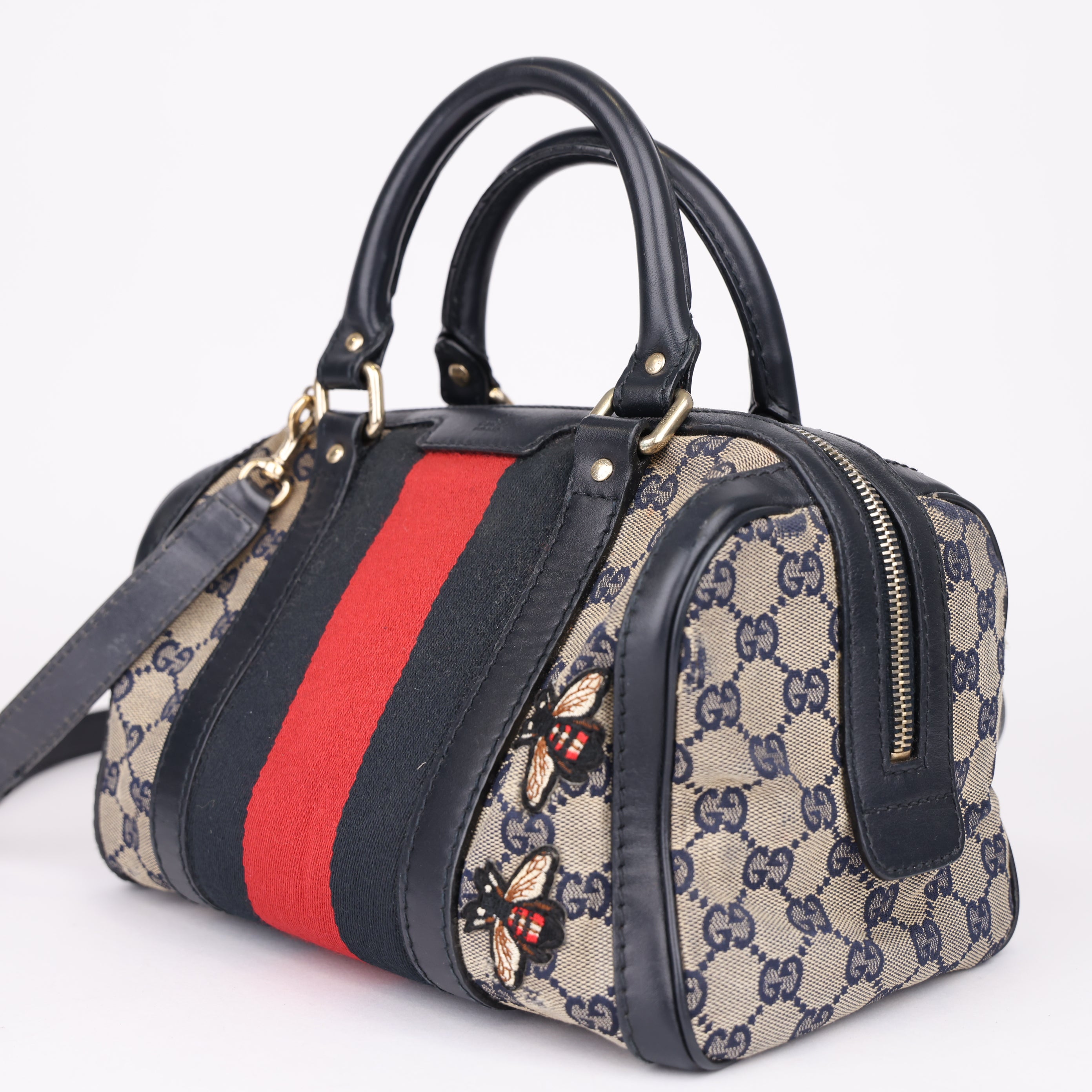 J1971 Gucci GG Ophidia Boston Bag- Pre Owned