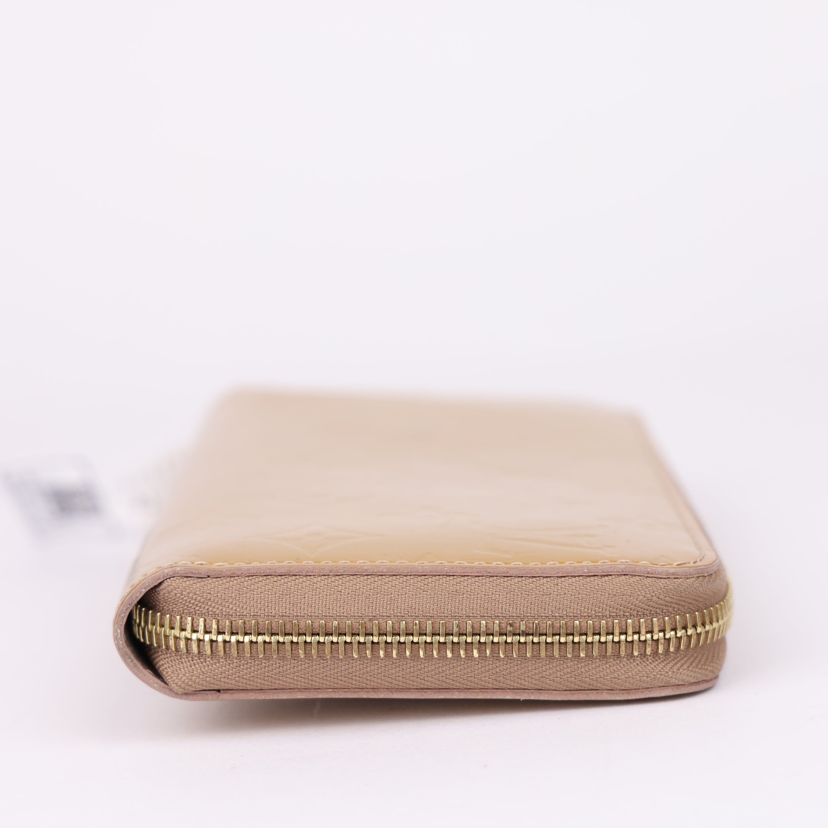 J1958 Louis Vuitton Women's Monogram Zippy Wallet Beige- Pre Owned