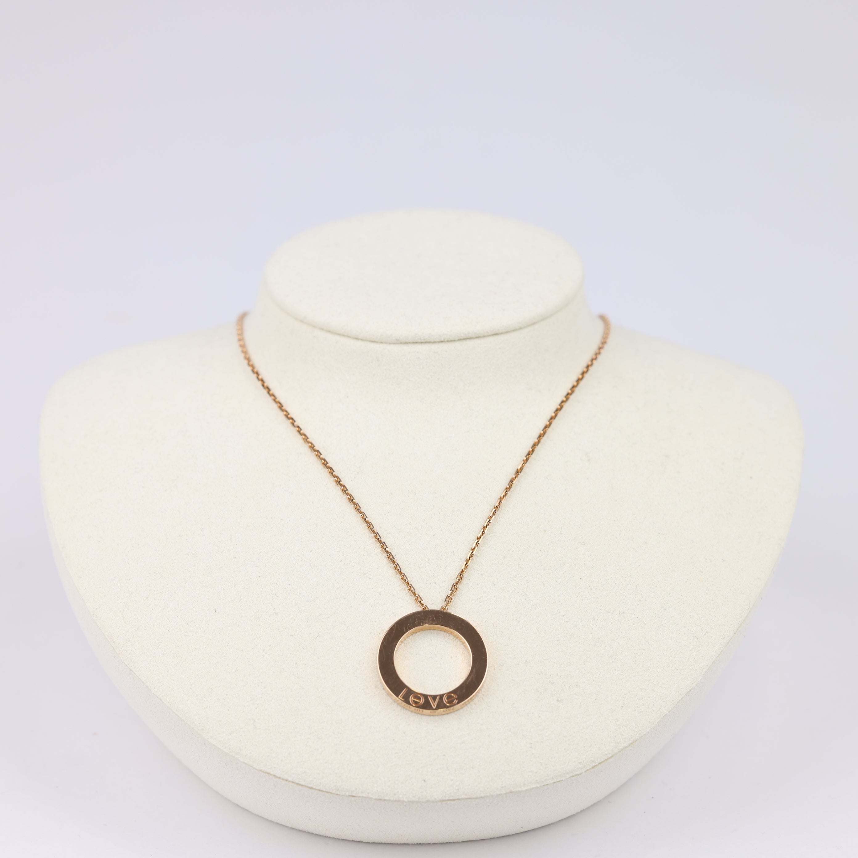 J1853 Cartier Rose Gold LOVE Necklace- Pre Owned