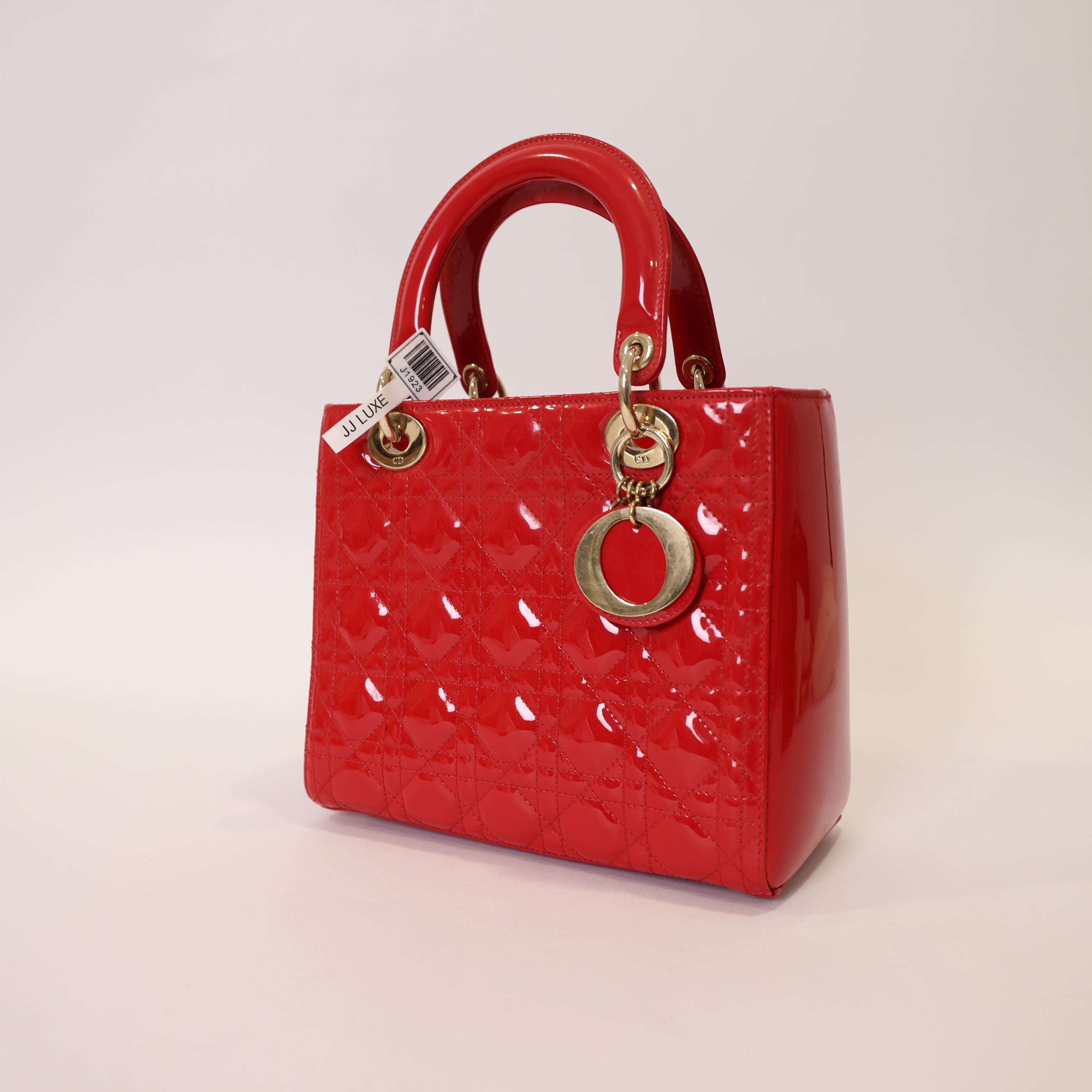 J1923 Dior Lady patent leather handbag - Pre Owned