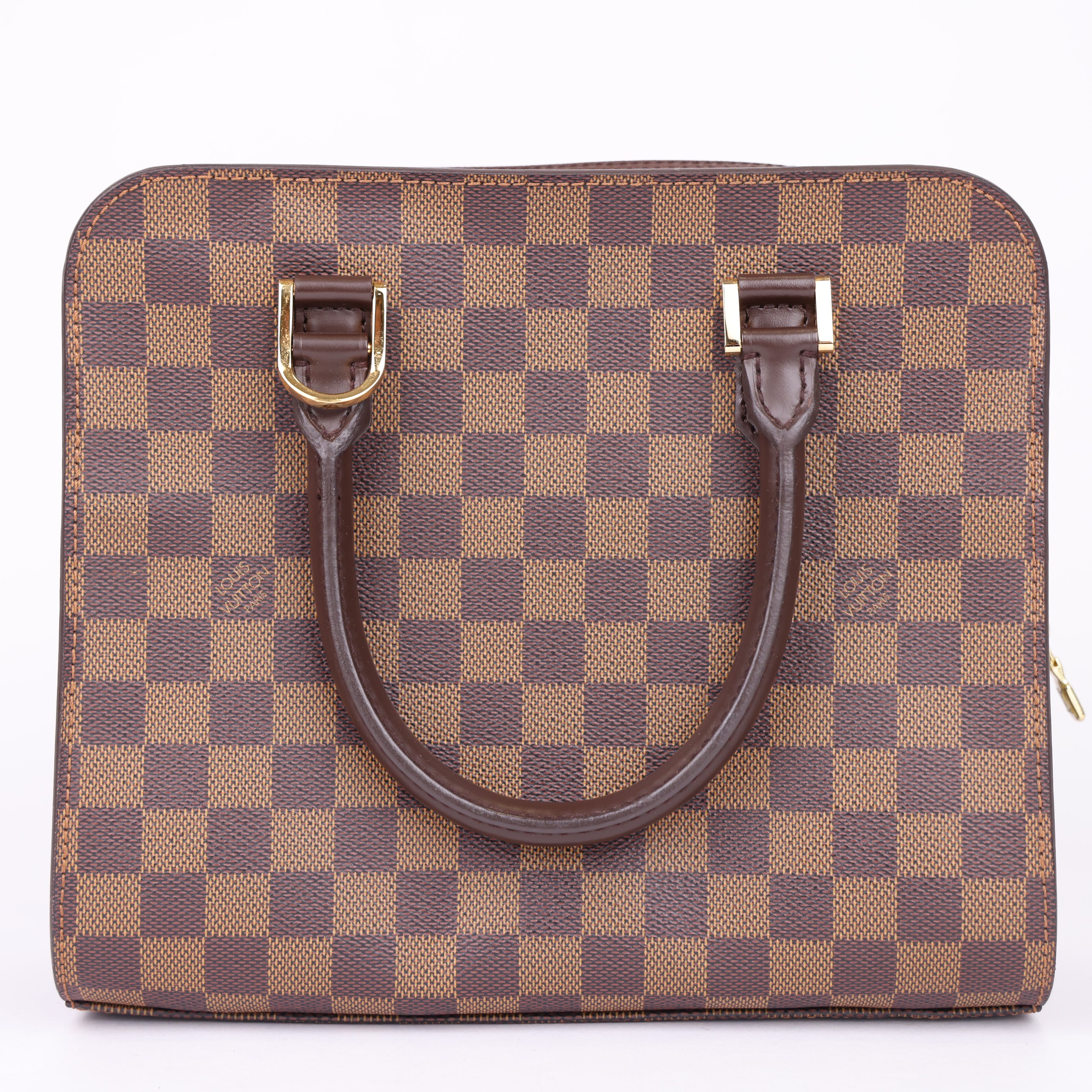J1913 Louis Vuitton Triana Bag Damier Brown- Pre Owned