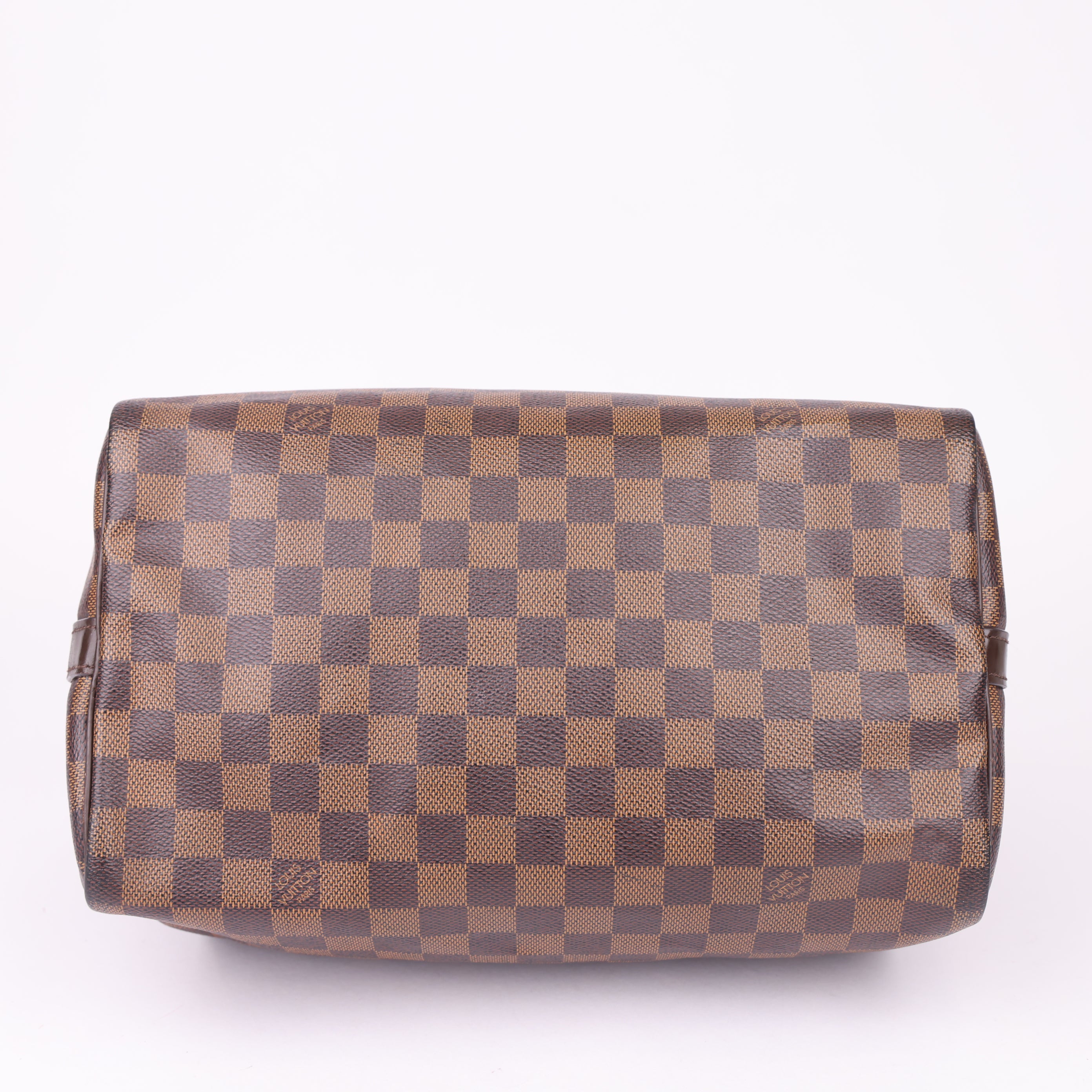 J1902 Louis Vuitton Speedy 30 Damier Handbag Brown- Pre Owned