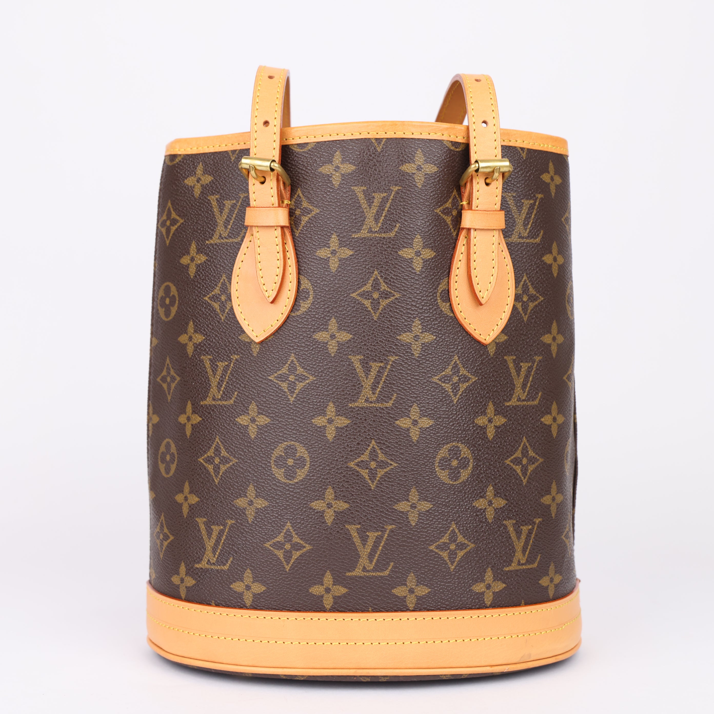 J1897 Louis Vuitton Monogram Petit Bucket Bag- Pre Owned