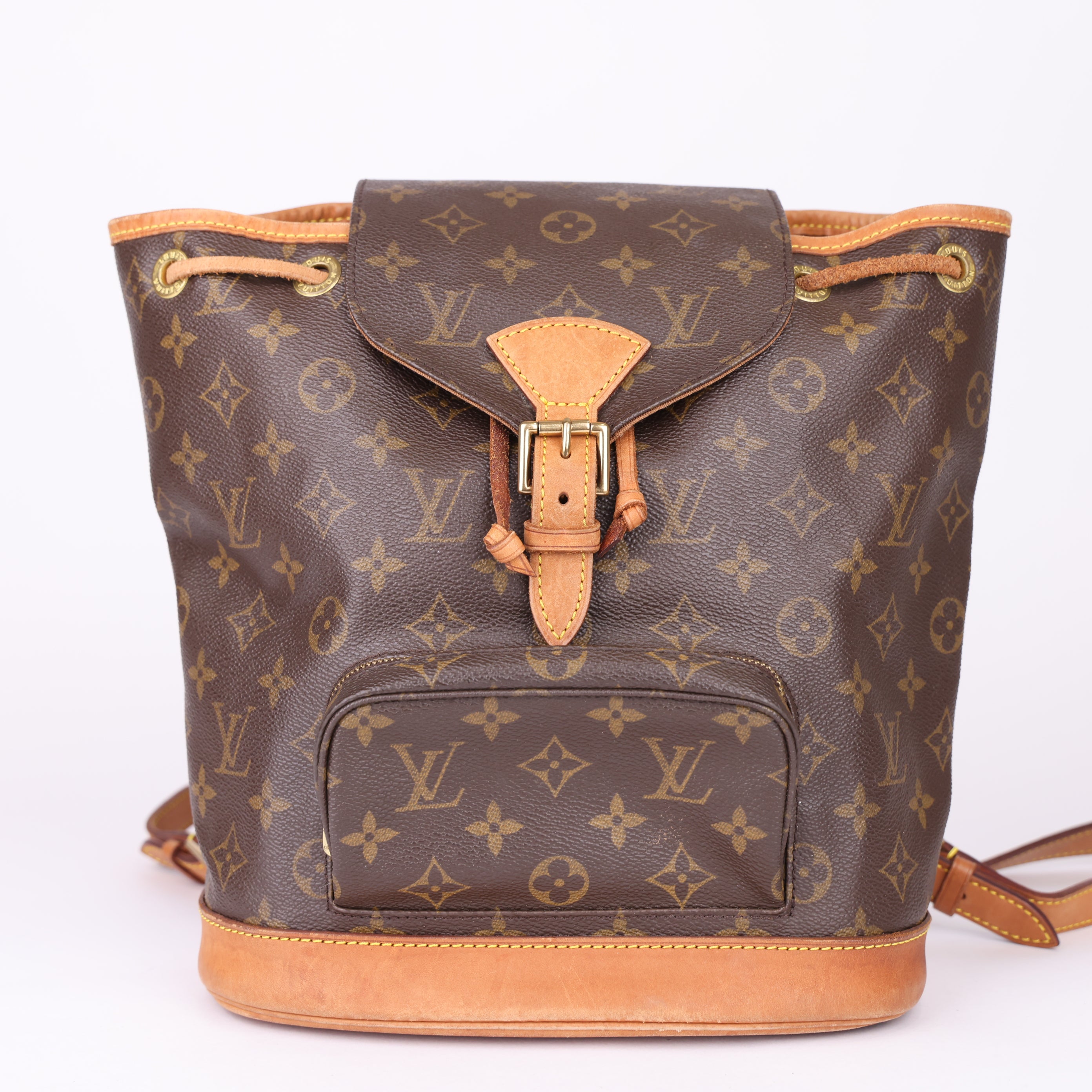 J1821 Louis Vuitton Monogram Montsouris MM Backpack- Pre Owned
