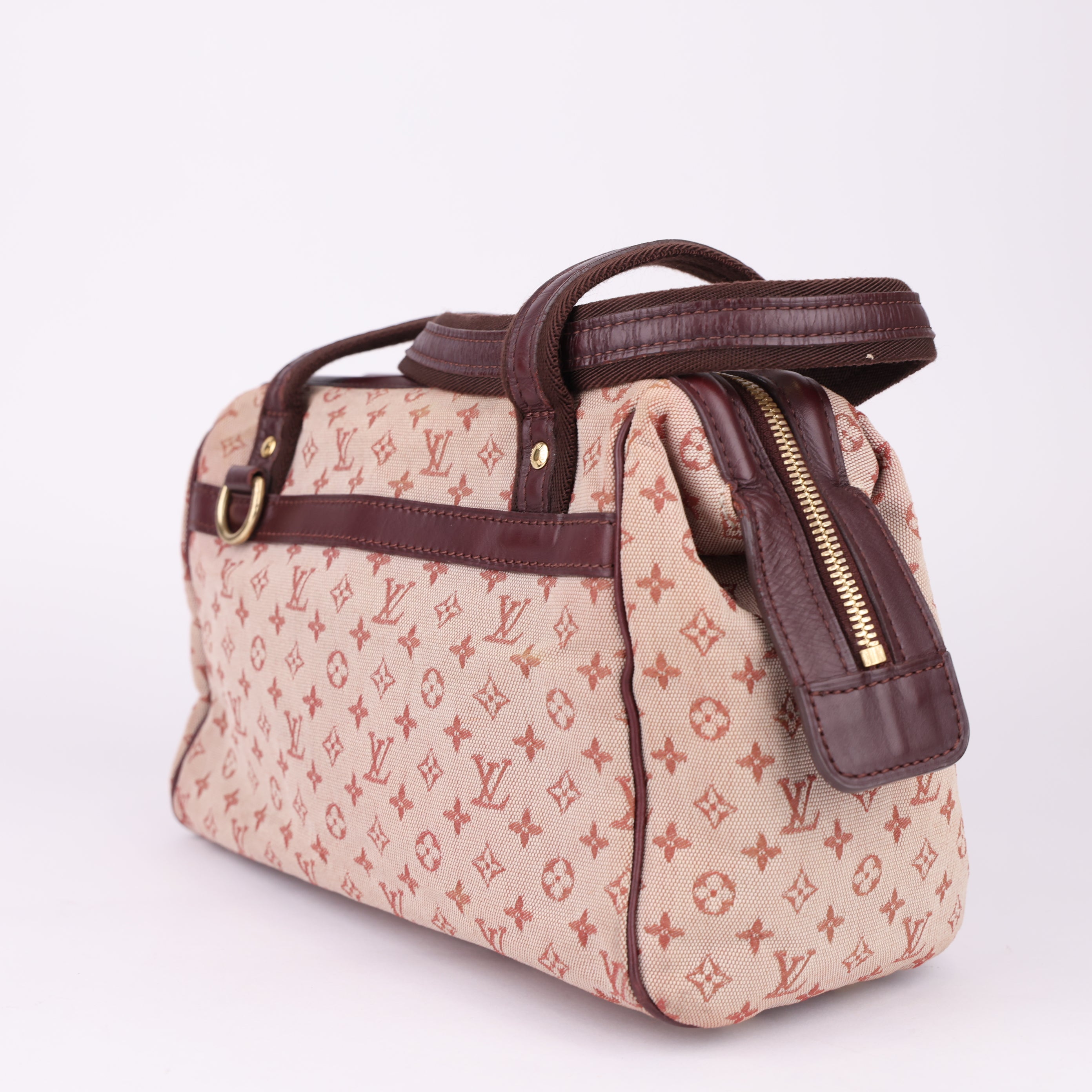 J1751 Louis Vuitton Cherry Mini Lin Monogram Josephine Bag- Pre Owned
