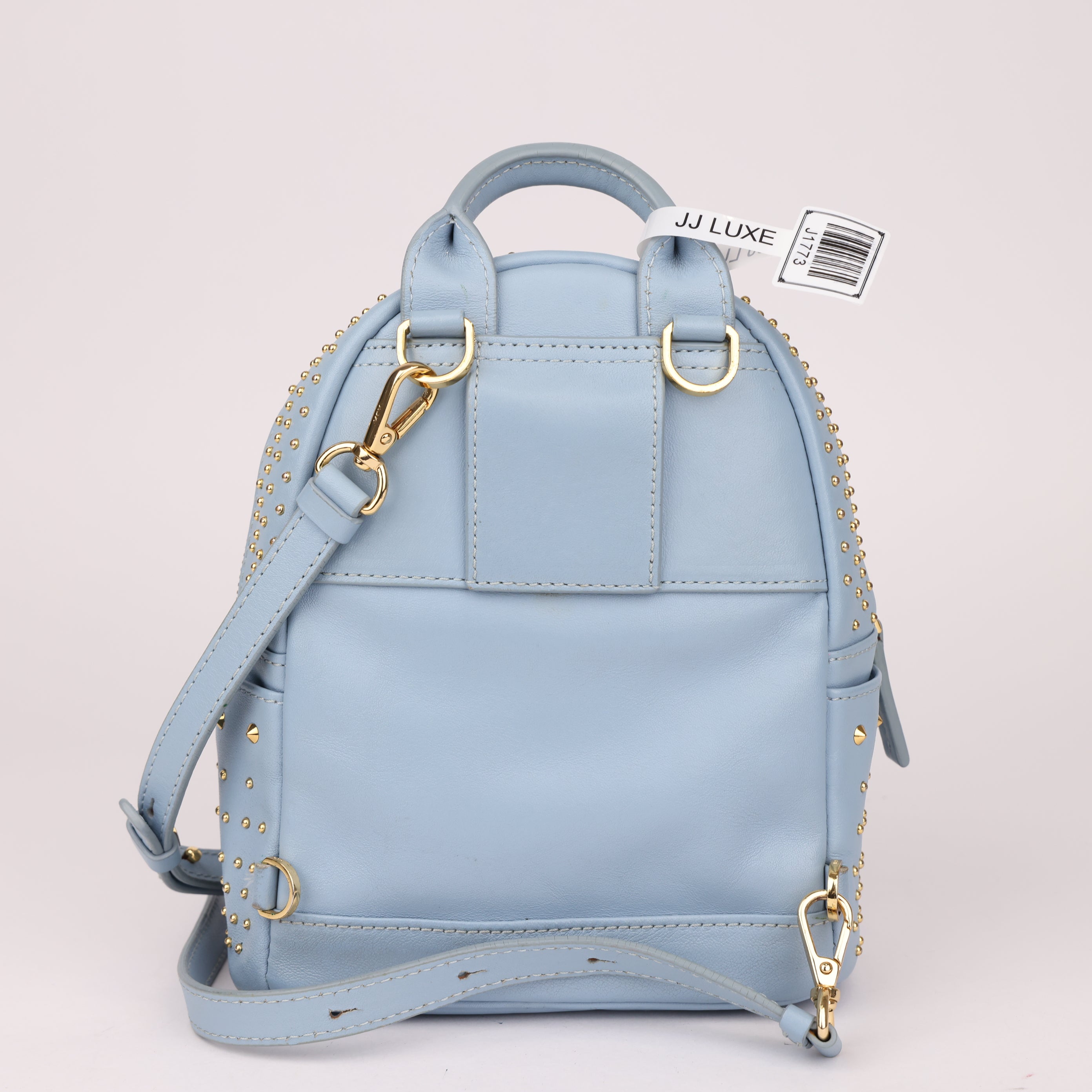 J1773 MCM X-mini Stark Bebe Boo studded backpack- Pre Owned