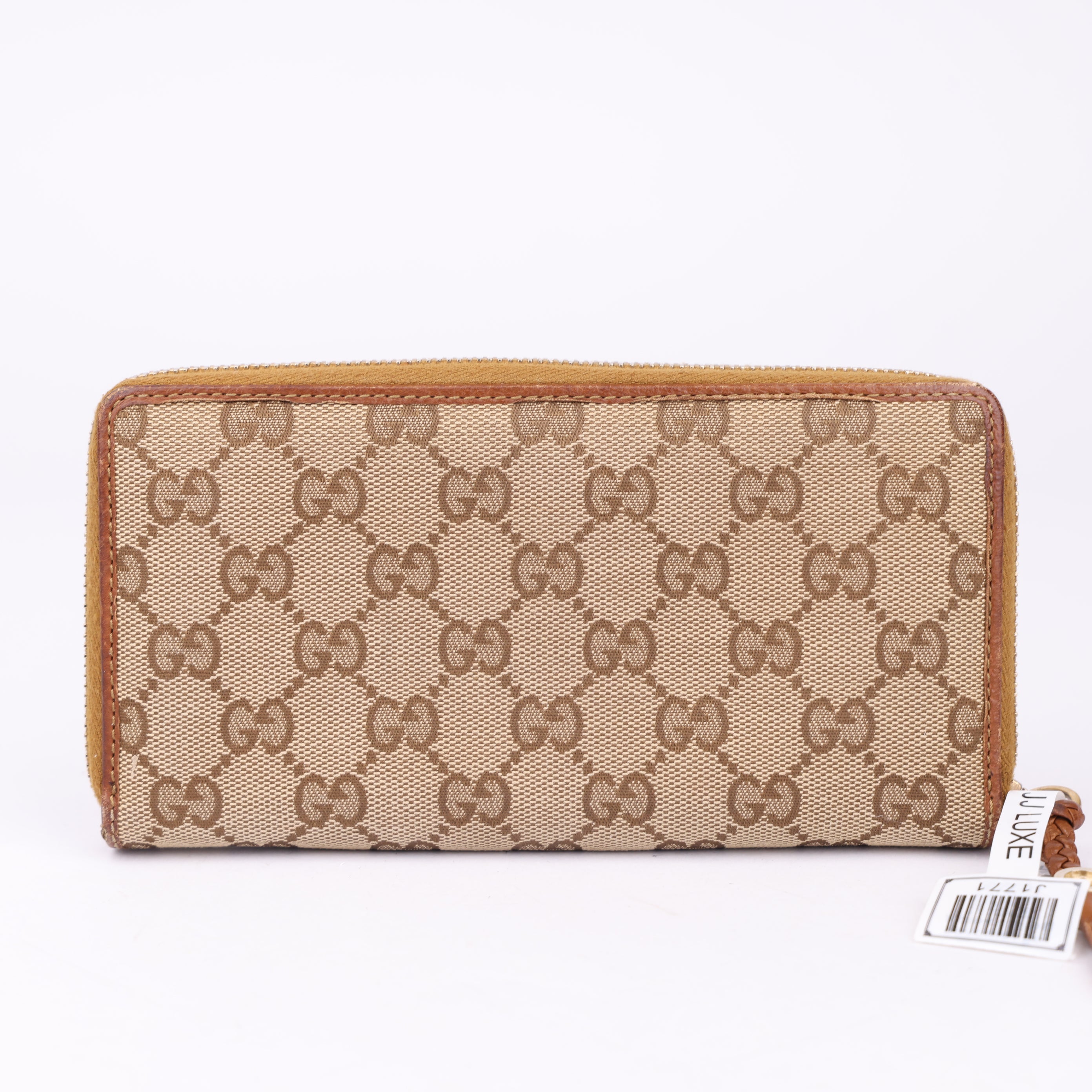 J1771 Gucci Vintage Wallet in GG Supreme Canvas- Pre Owned