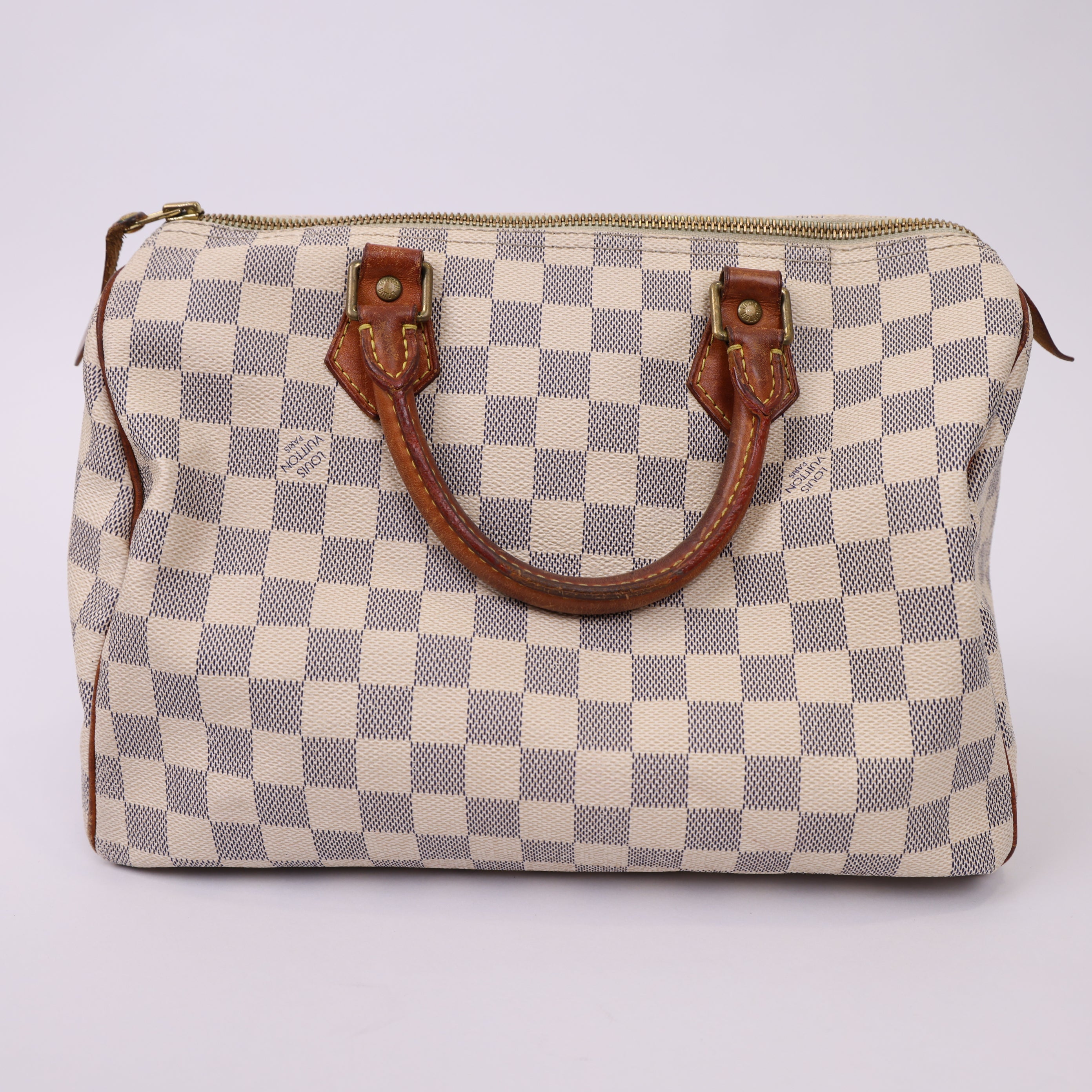 J1726 LOUIS VUITTON SPEEDY 30 DAMERO AZUR SHOULDER BAG- Pre Owned