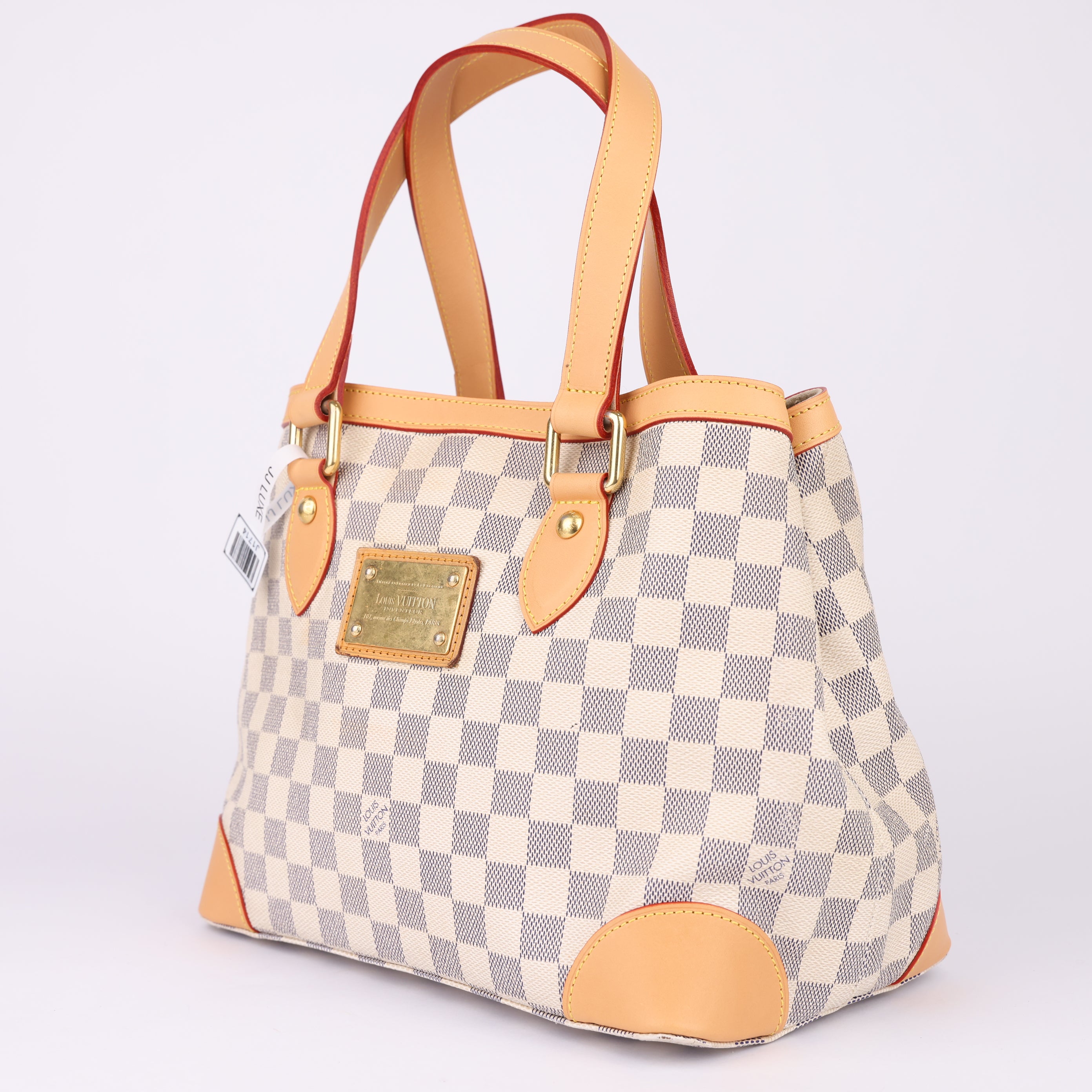 J1714 Louis Vuitton Hampstead PM Damier Azur Tote Shoulder Bag - Pre Owned