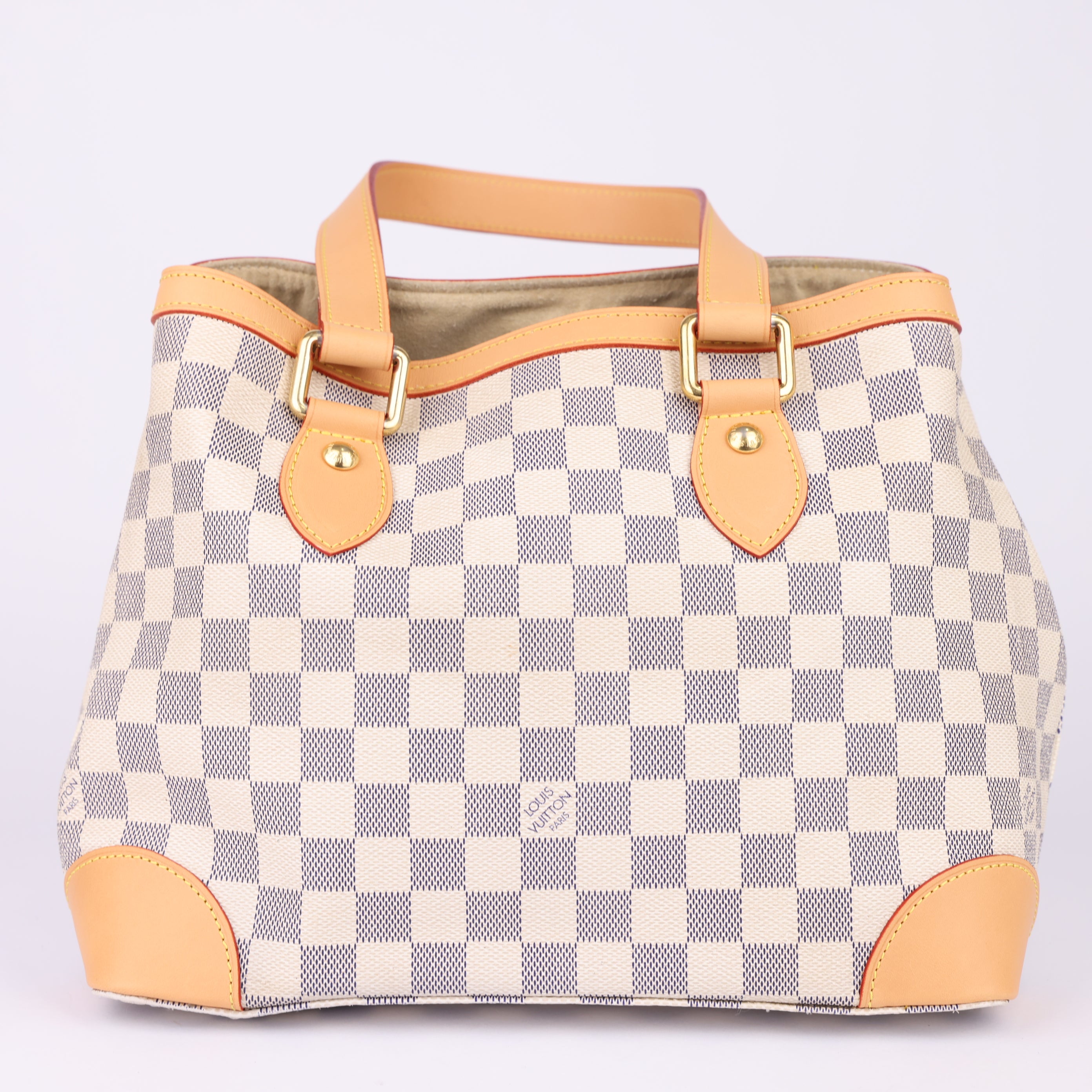 J1714 Louis Vuitton Hampstead PM Damier Azur Tote Shoulder Bag - Pre Owned