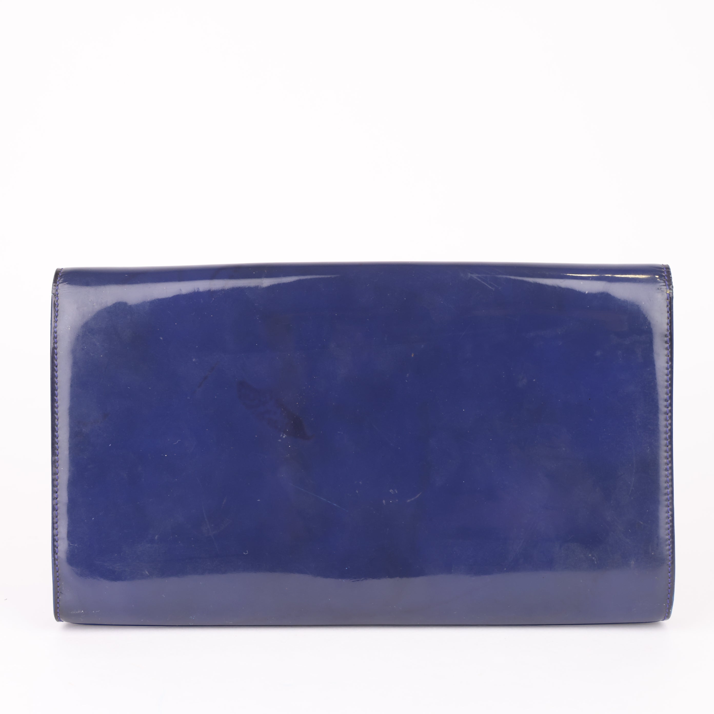 J1718 Saint Laurent Clutch Vernice Ysl Clutch Bag- Pre Owned