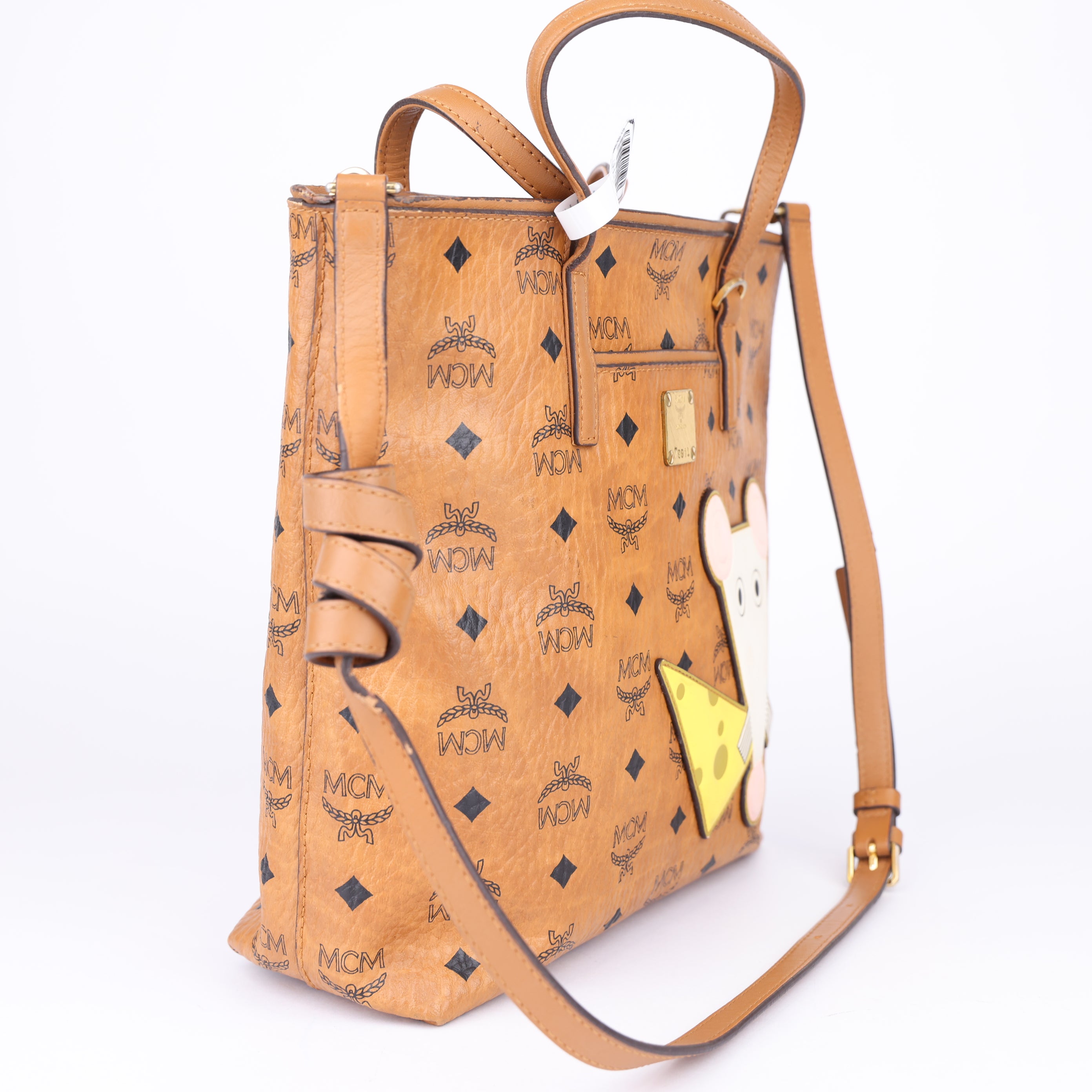 J1701 MCM Anya tote bag year of rat - Pre Owned