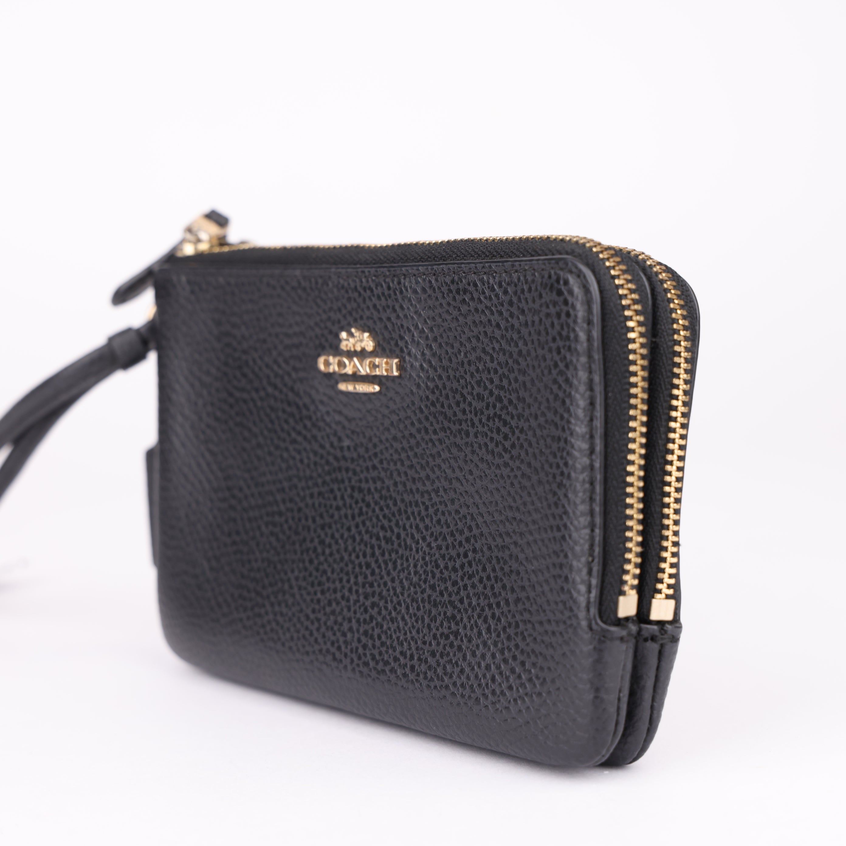 J1694 Coach Leather Wristlet Wallet- Pre Owned