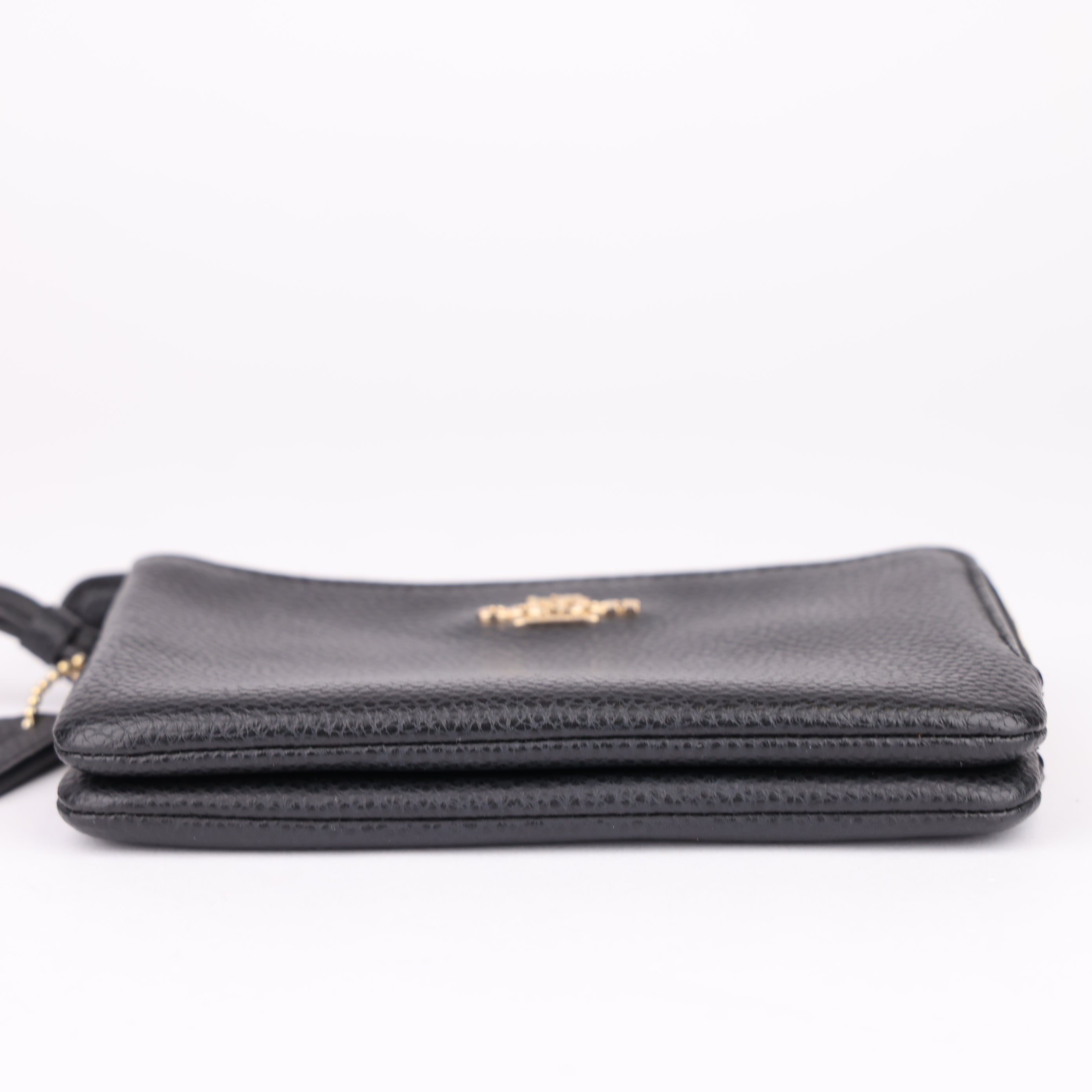 J1694 Coach Leather Wristlet Wallet- Pre Owned