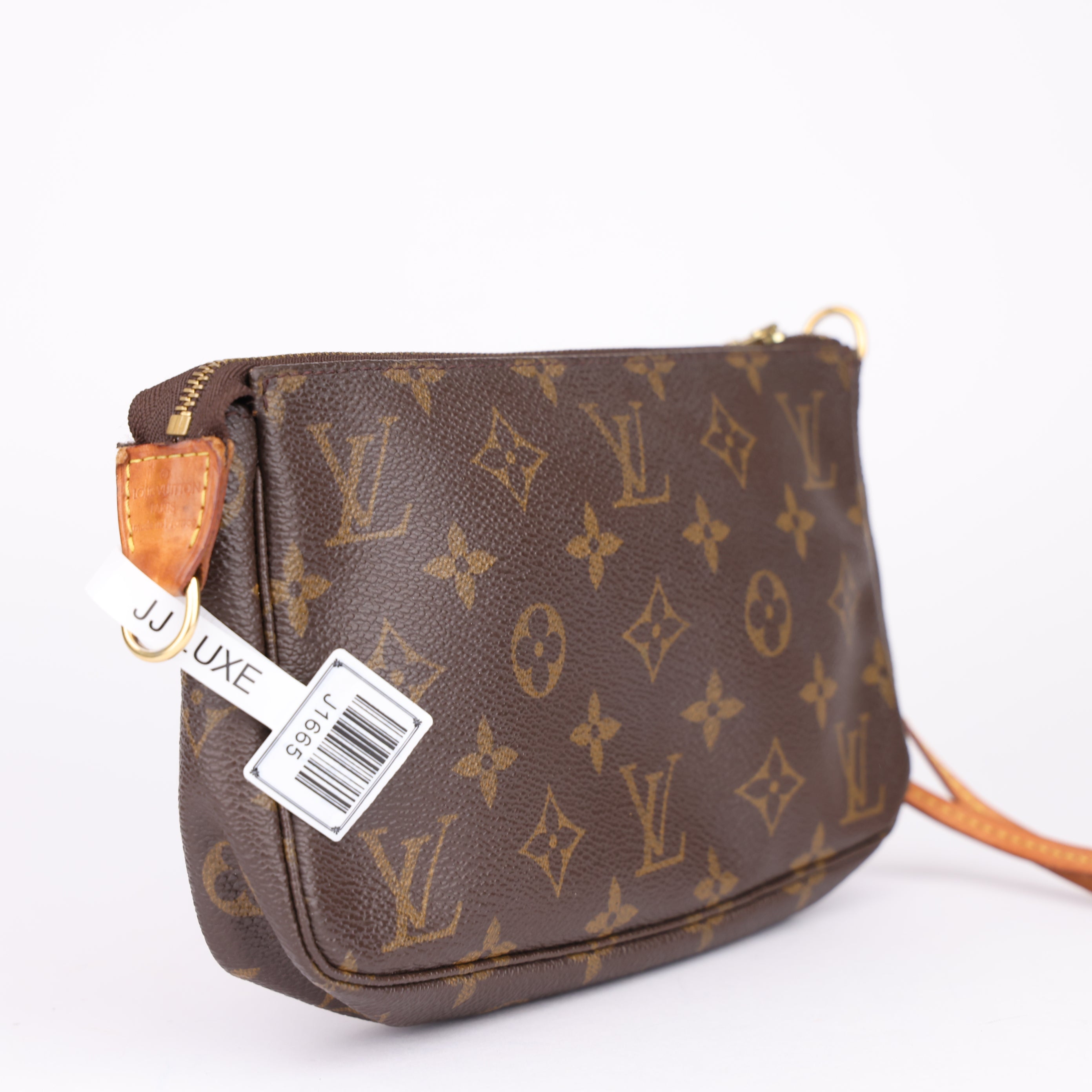 J1665 Louis Vuitton Pochette Monogram Canvas- Pre Owned