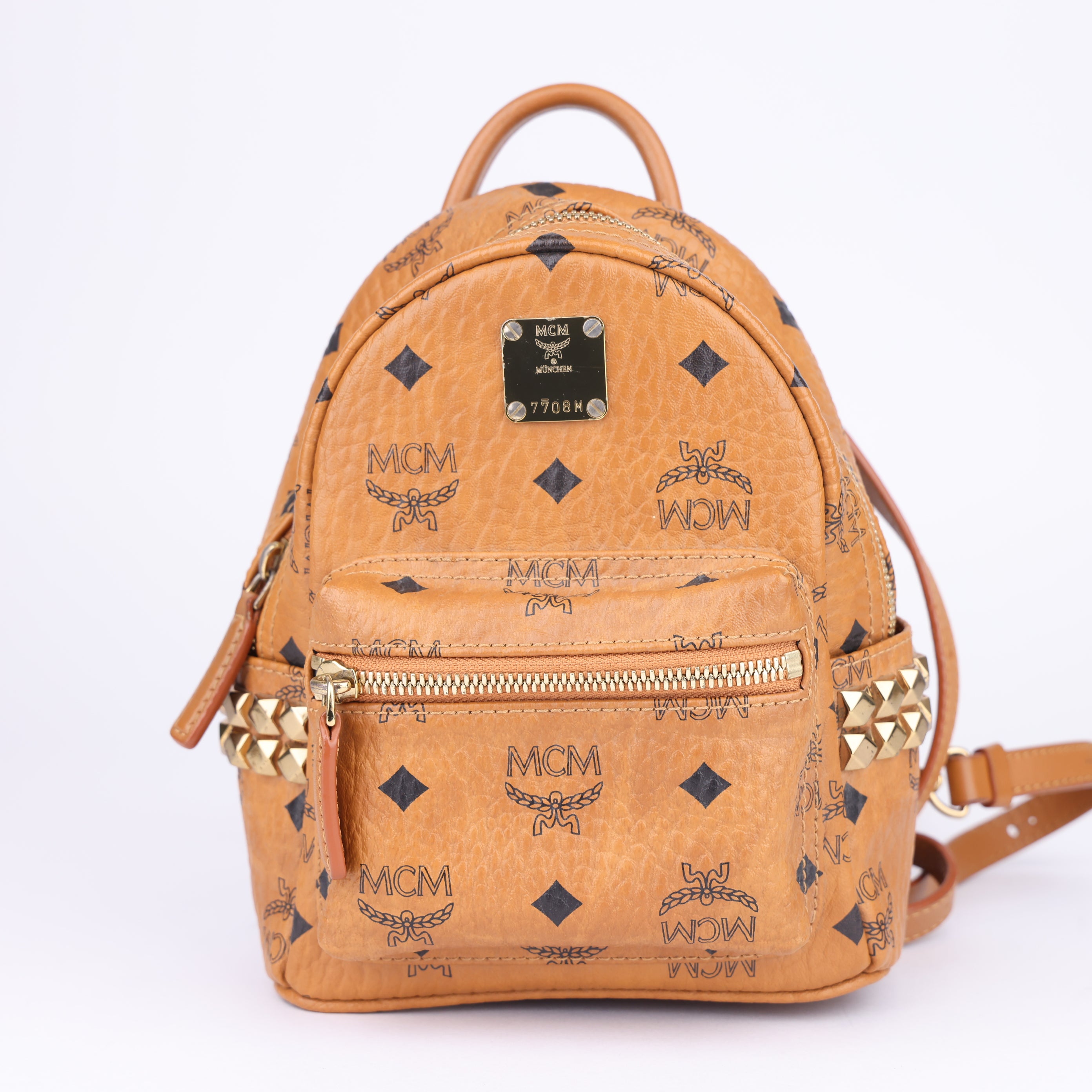J1623 MCM Mini Stark Backpack- Pre Owned