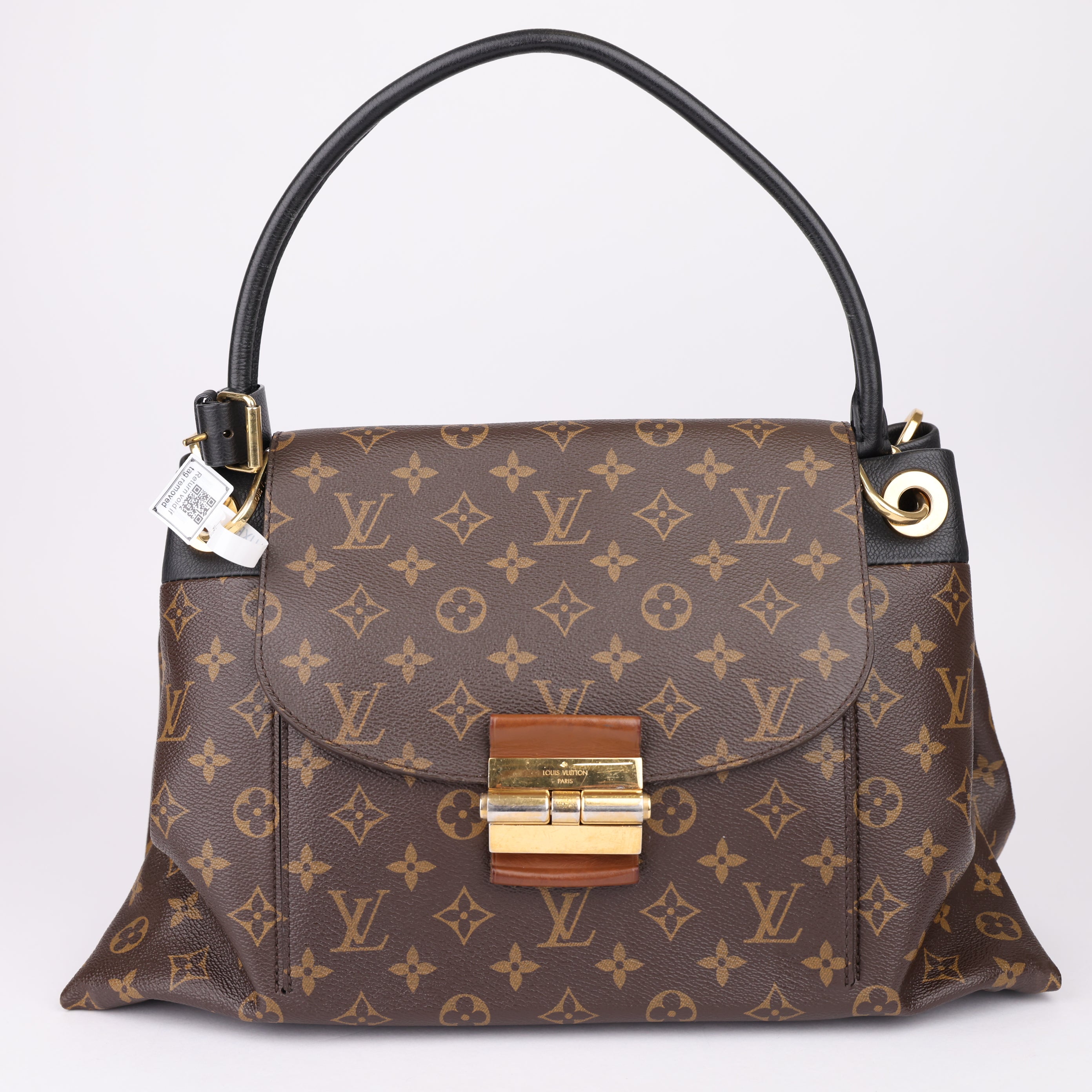 J1615 Louis Vuitton Quetsche Monogram Canvas Olympe Bag- Pre Owned