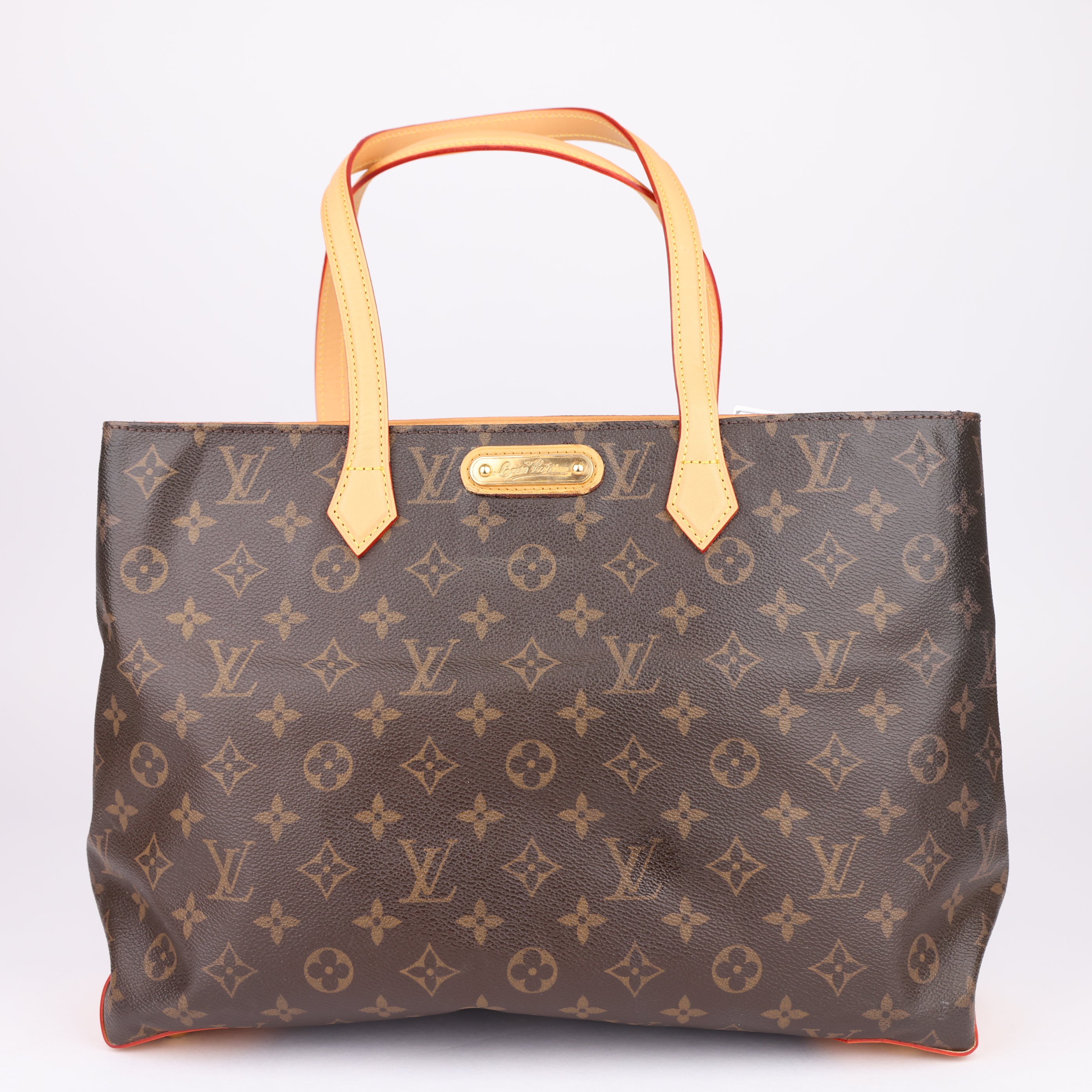 J1607 Louis Vuitton Monogram Canvas Wilshire MM Tote Bag- Pre Owned