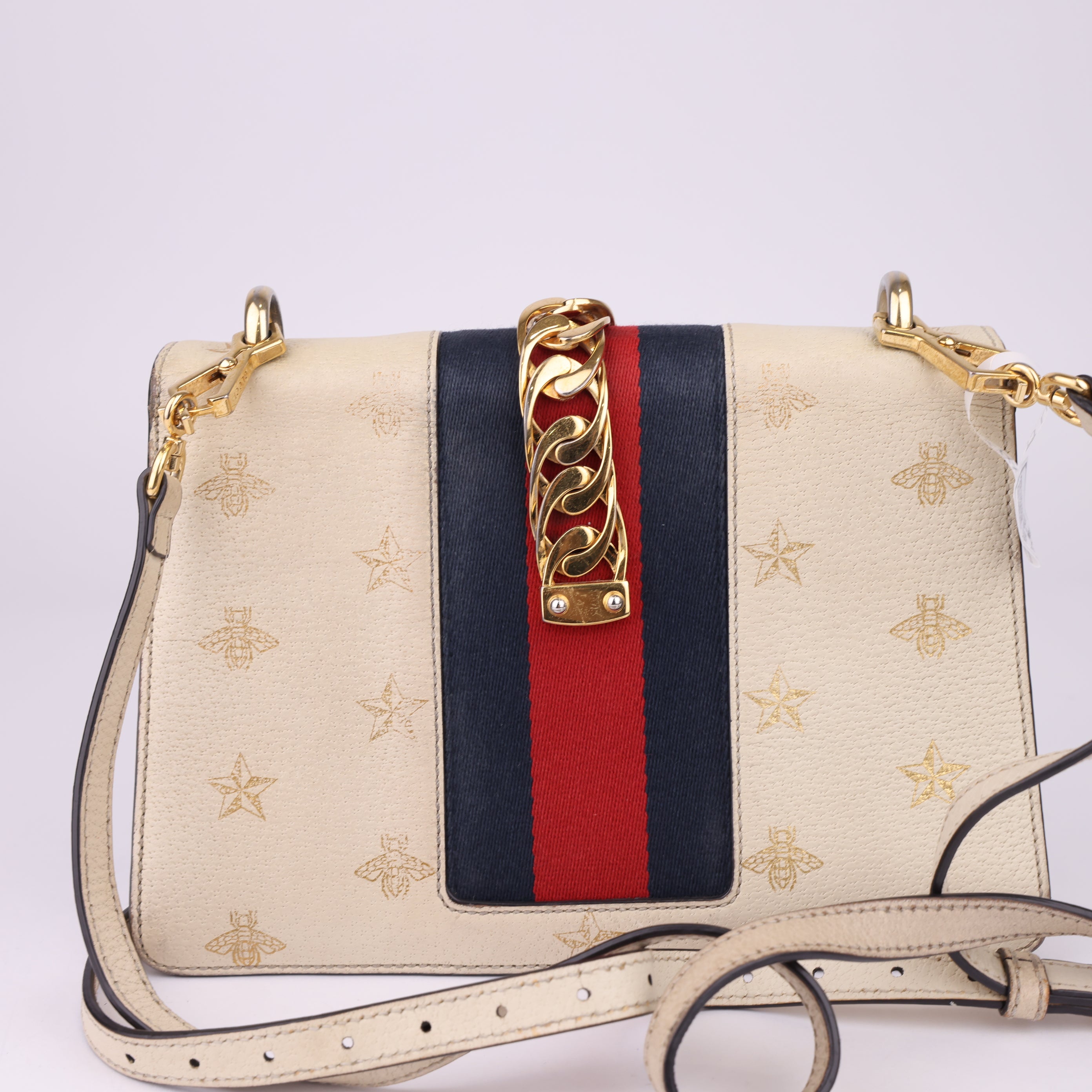 J1568 Gucci GG Marmont Bees & Stars Shoulder Bag- Pre Owned