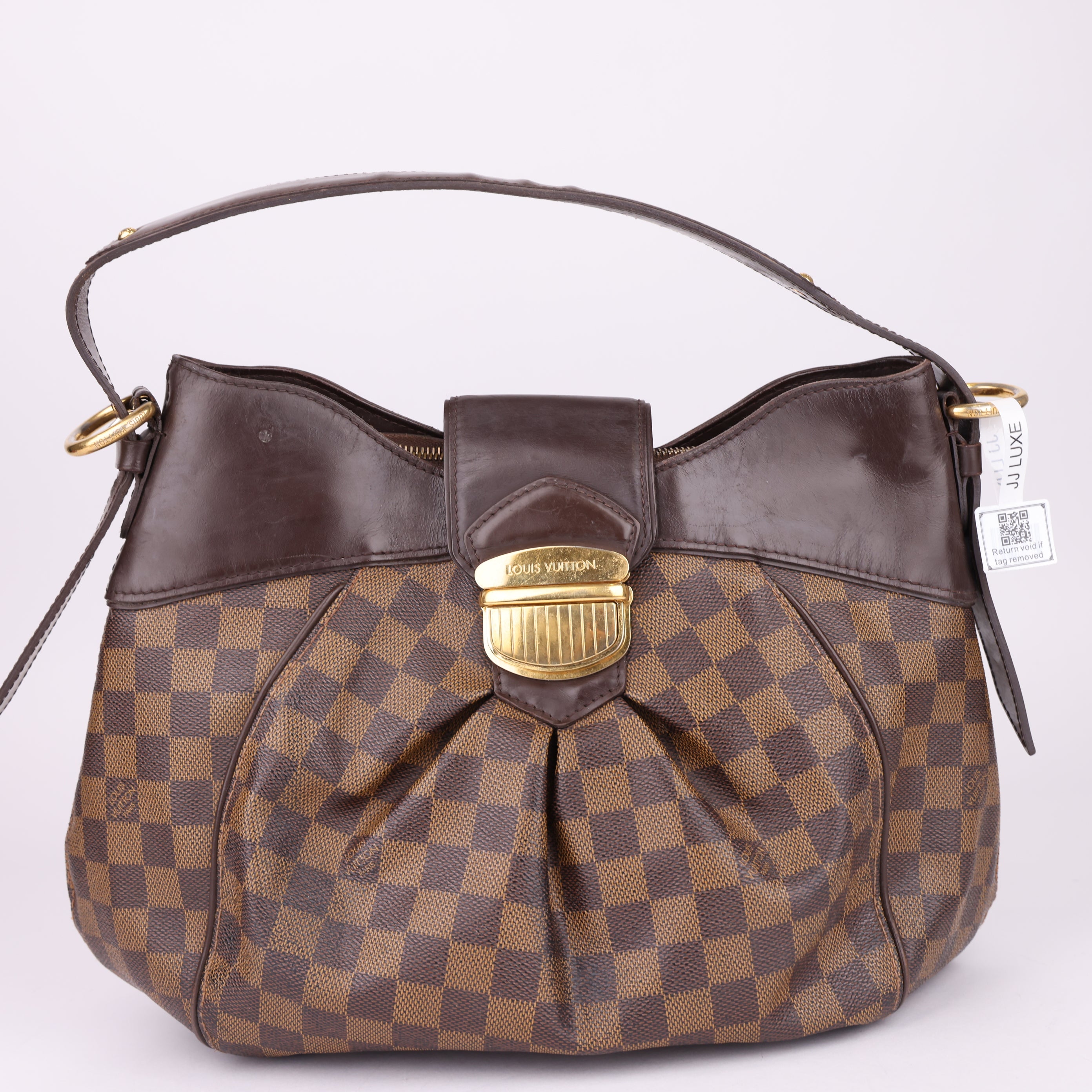 J1599 Louis Vuitton Damier Canvas Sistina Bag- Pre Owned