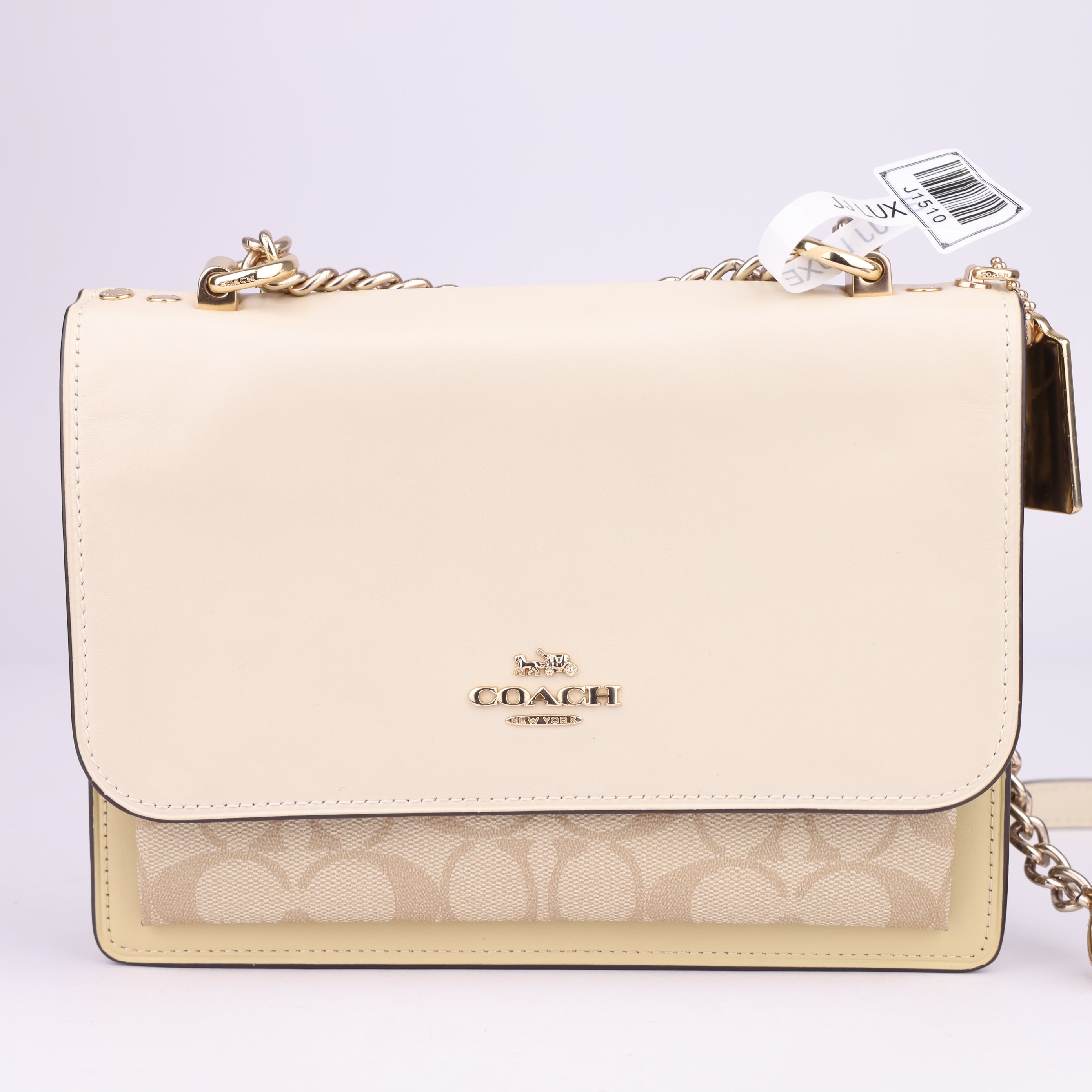 J1510 Coach Klare Crossbody Animal Print Multicolor Leather Bag- Pre Owned