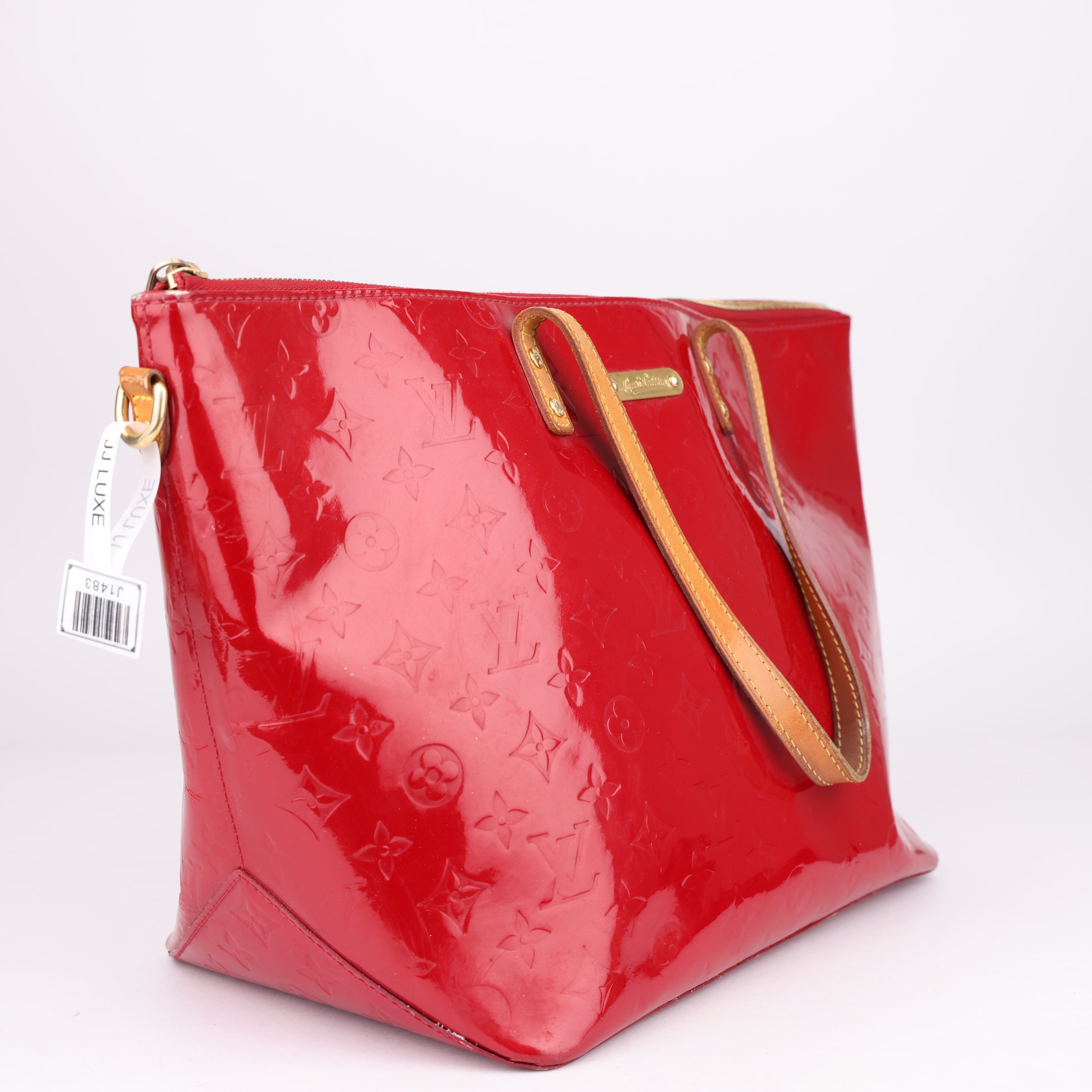 J1483 Louis Vuitton Monogram Vernis Bellevue Bag- Pre Owned