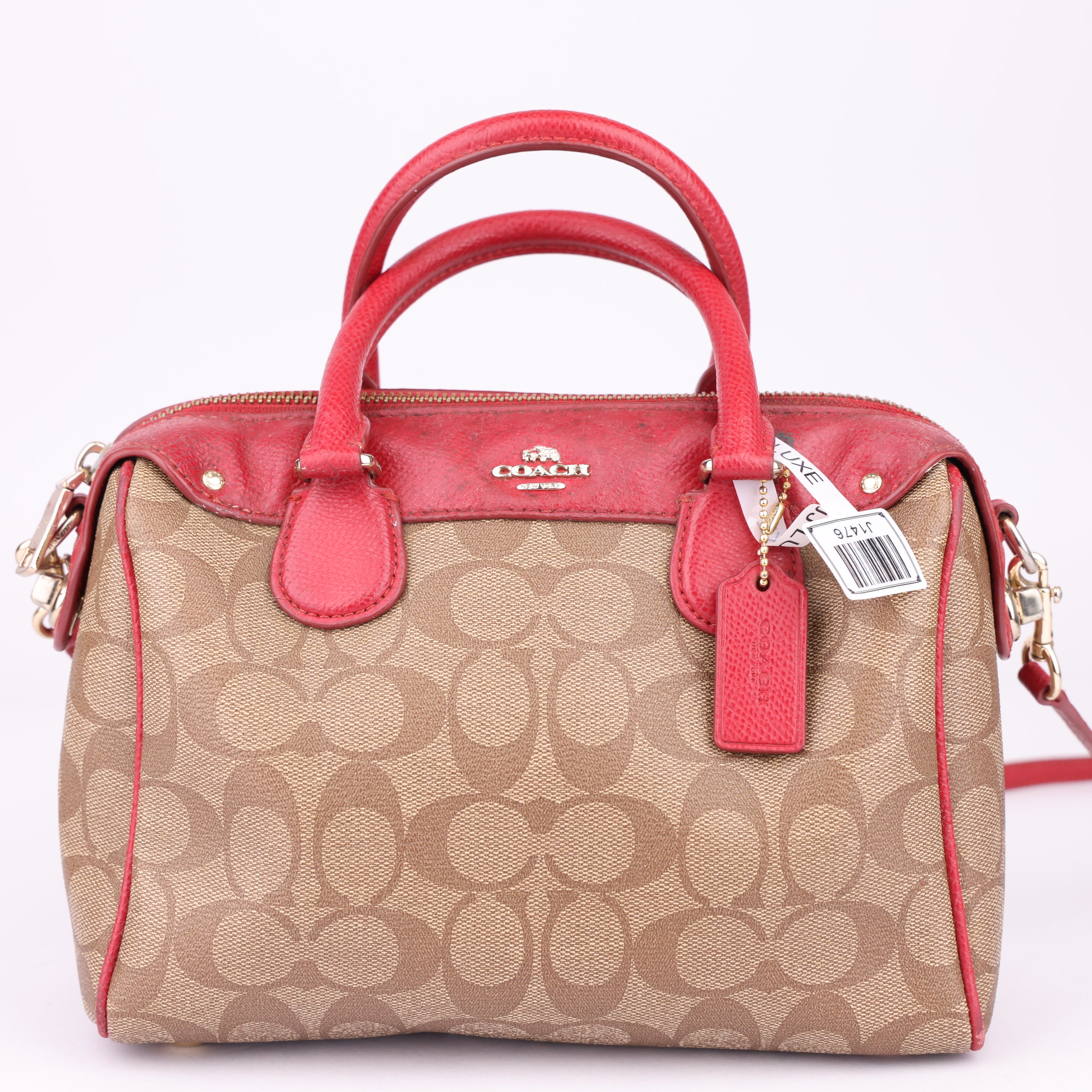 J1476 Coach Bennett Mini Satchel Tote Handbag- Pre Owned