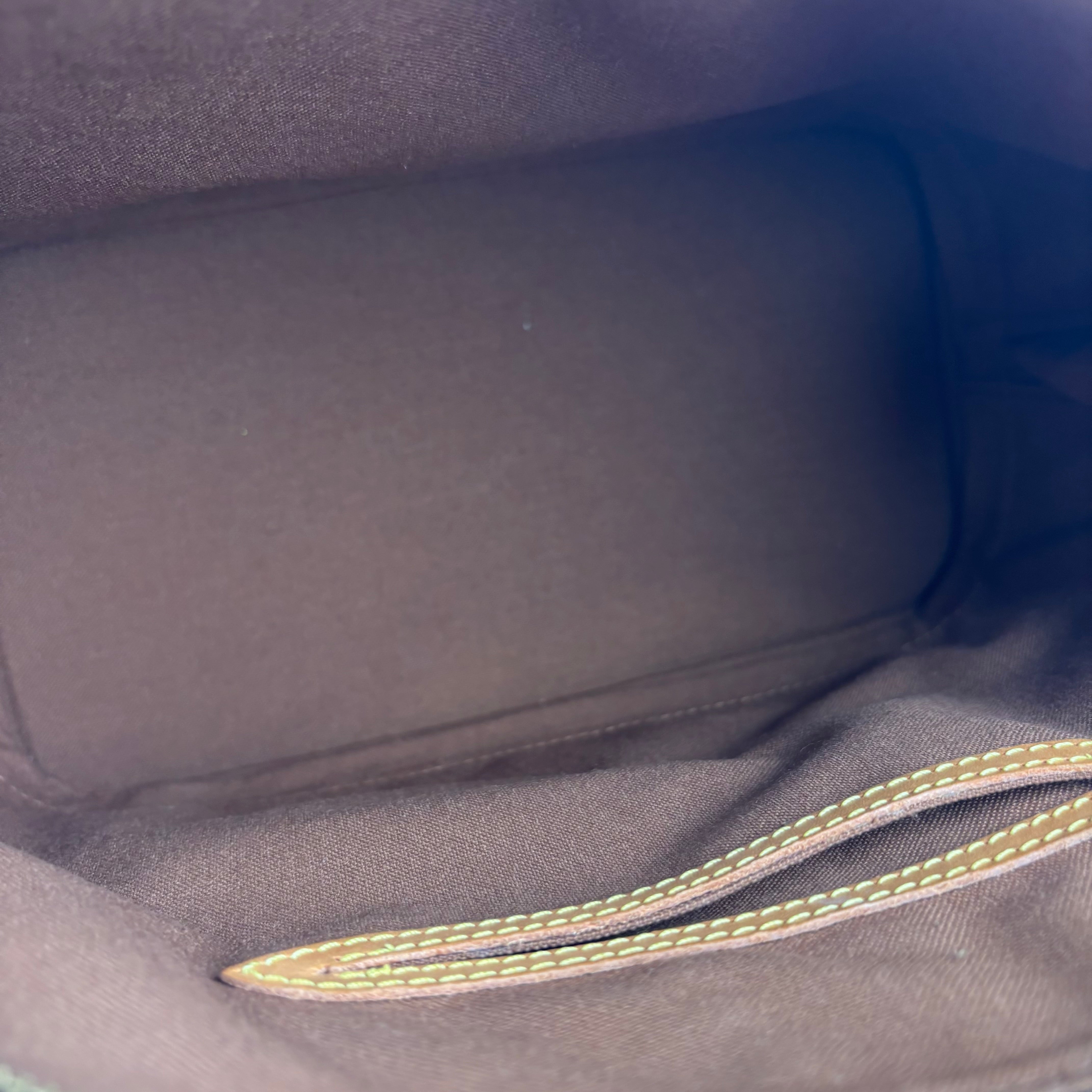 Louis Vuitton Monogram Alma Handbag Top Handle Bag J3134R | Pre-Owned Like New Brown Monogram Canvas
