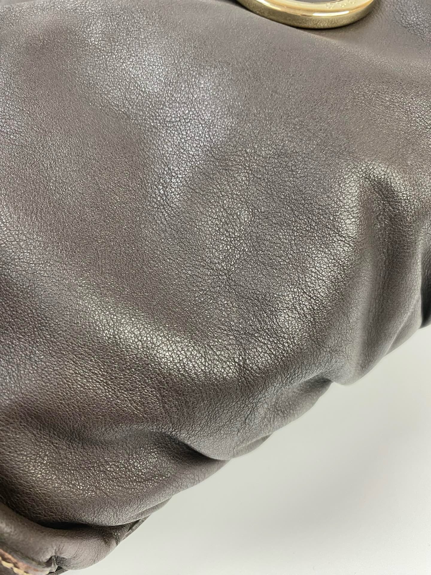 J2878 Gucci Shoulder Bag Abbey Leather dark Brown Shoulder Bag | Pre-Owned Dark Brown Leather