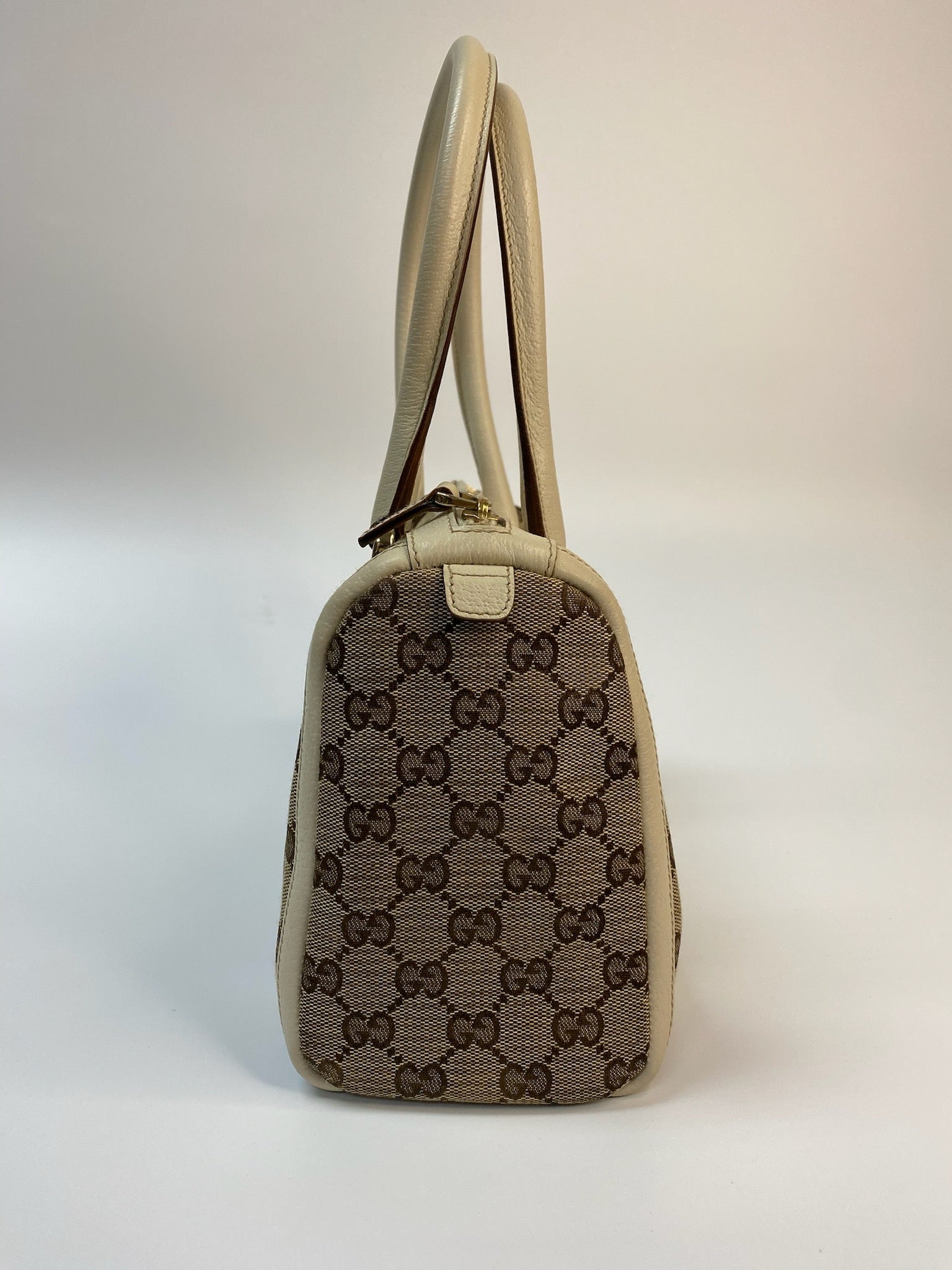 J2975 Gucci Top Handle Bag Vintage Gucci Abbey Boston Handbag | Pre-Owned