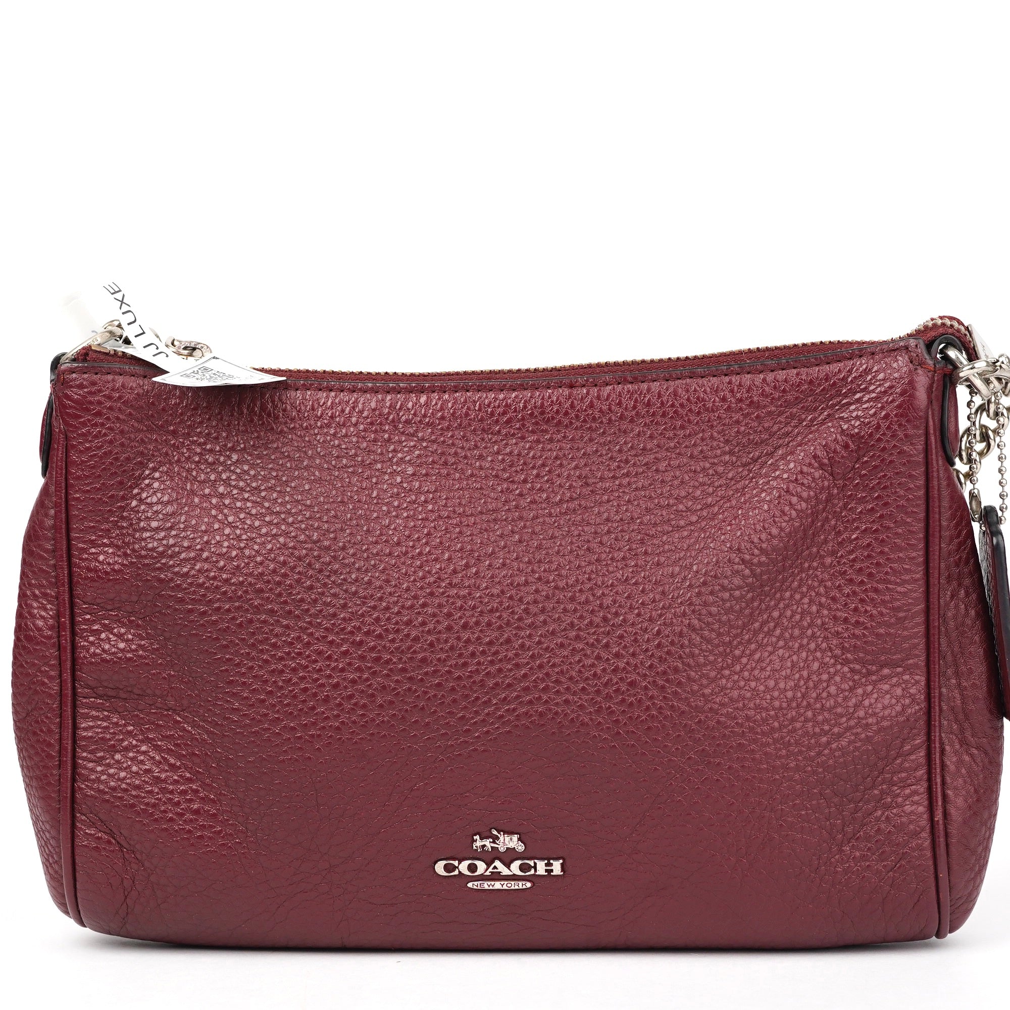 J1440 Coach Metallic Cherry Carrie Crossbody Shoulder Bag- Pre Owned